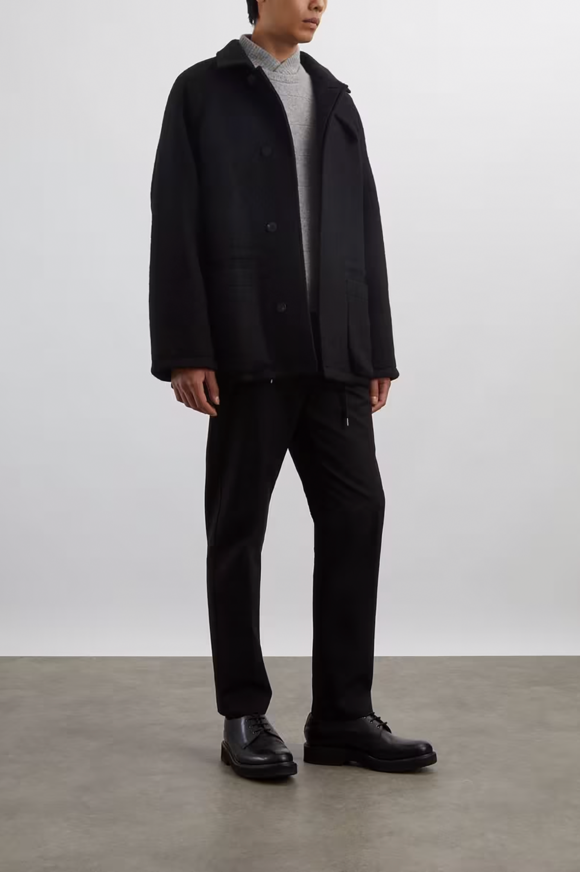 Wool Hunting Half Coat