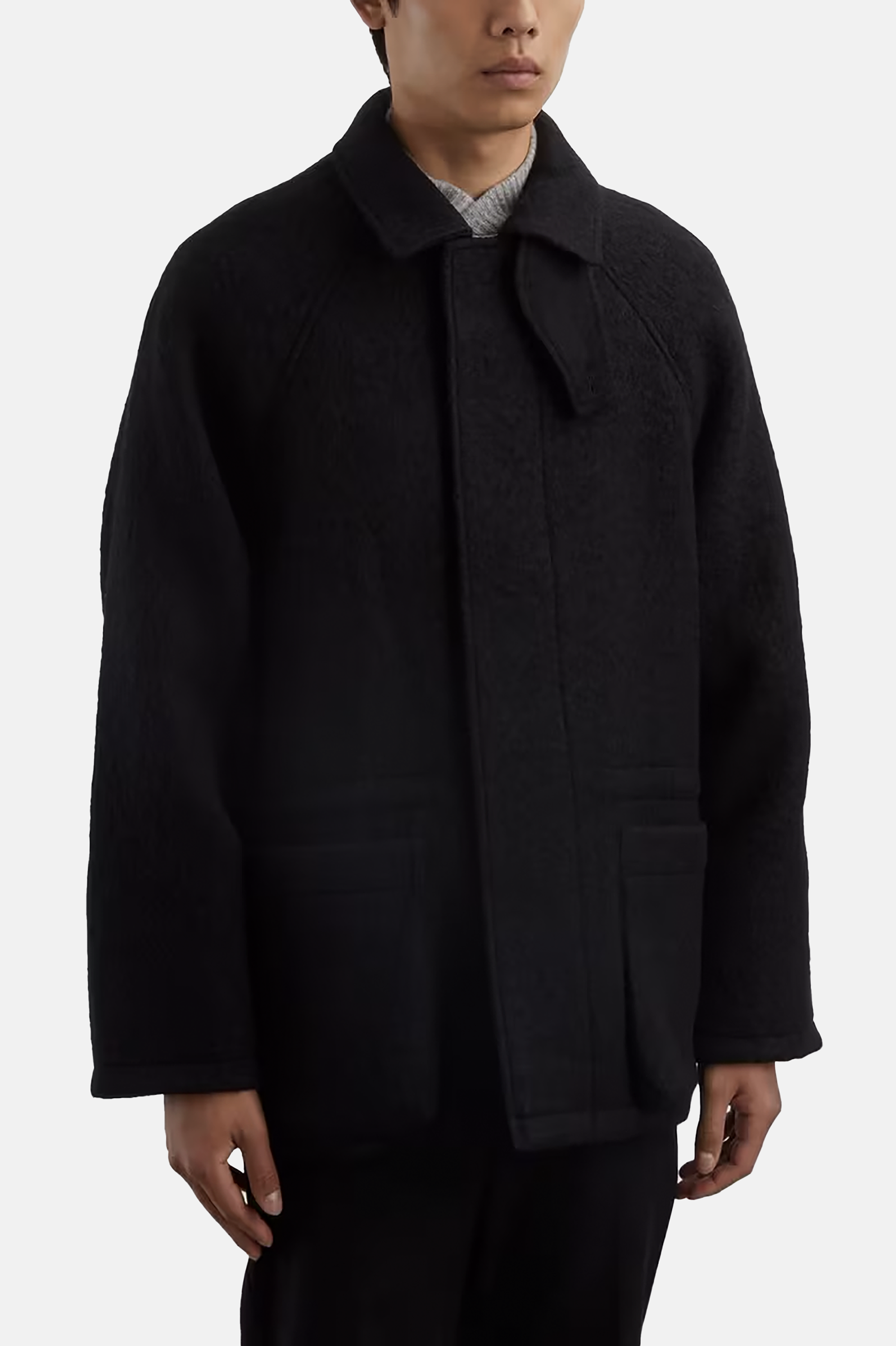 Wool Hunting Half Coat