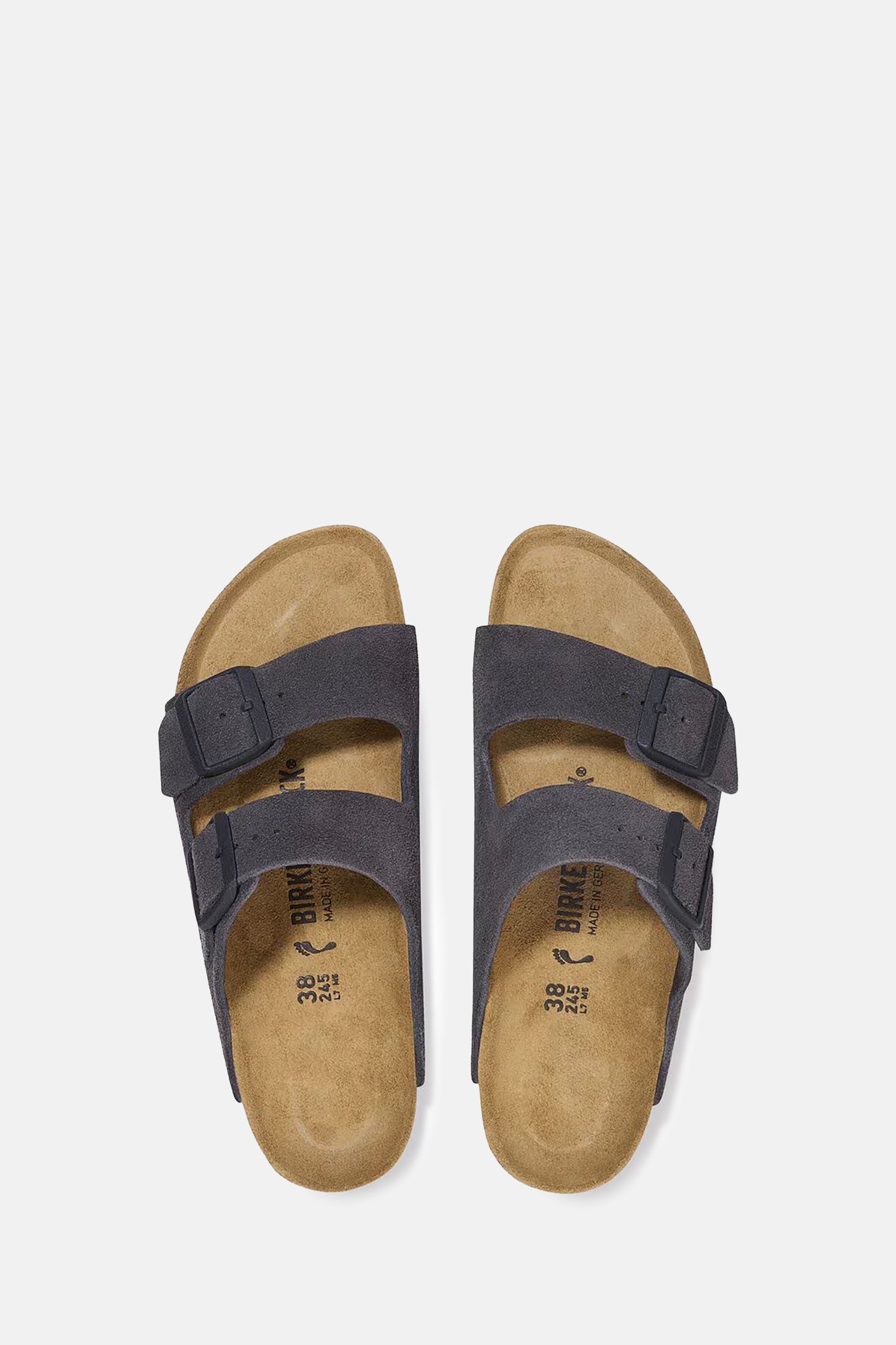 Velvet Grey Suede Leather Arizona