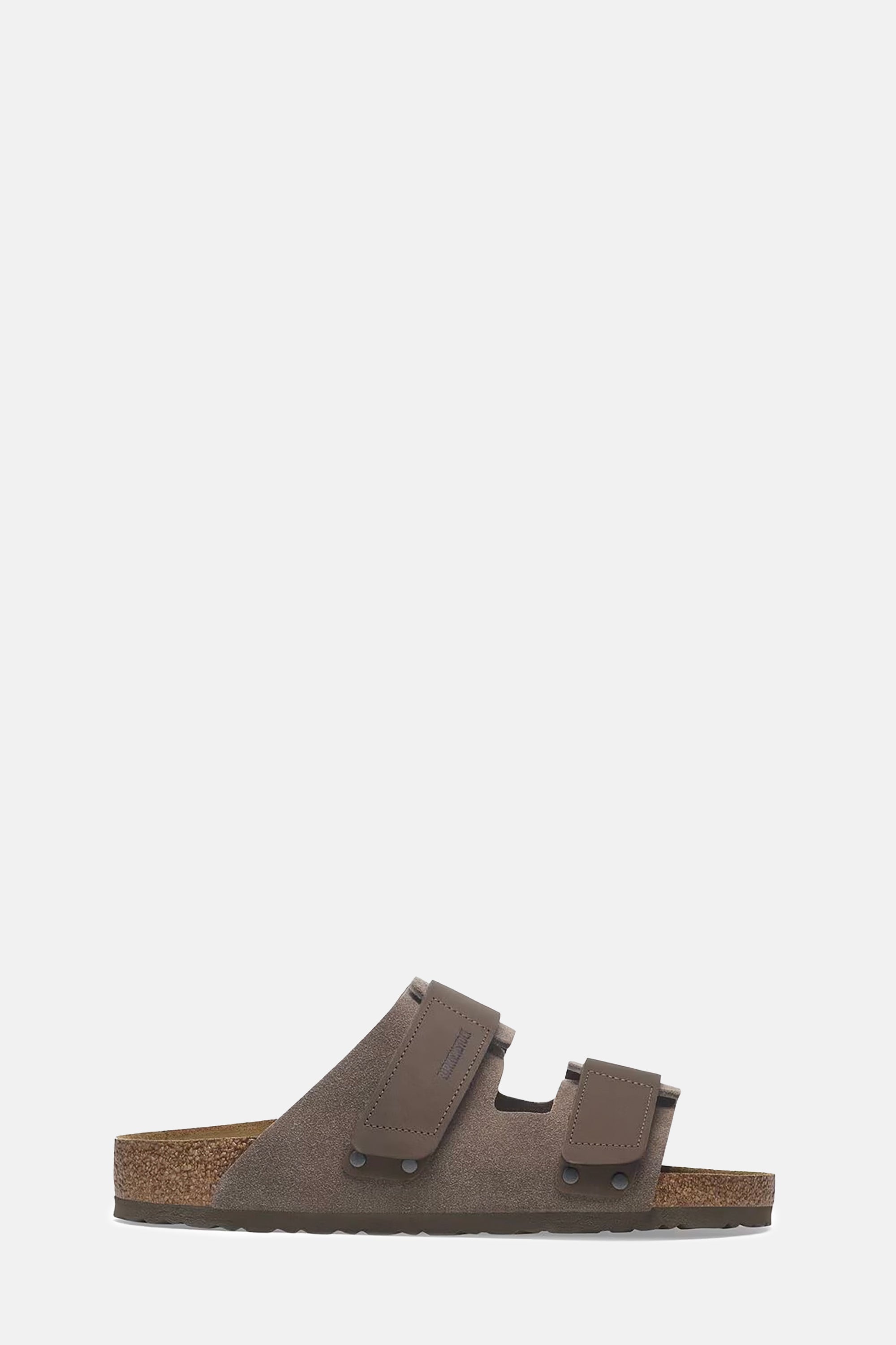 Concrete Grey Nubuk Leather Suede Uji