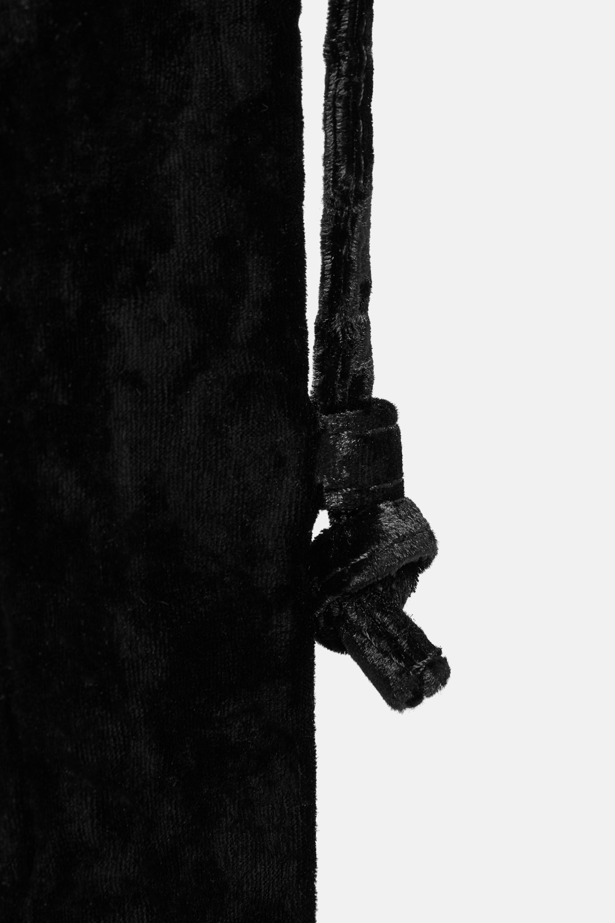 Black Velvet Big Shoulder Bag