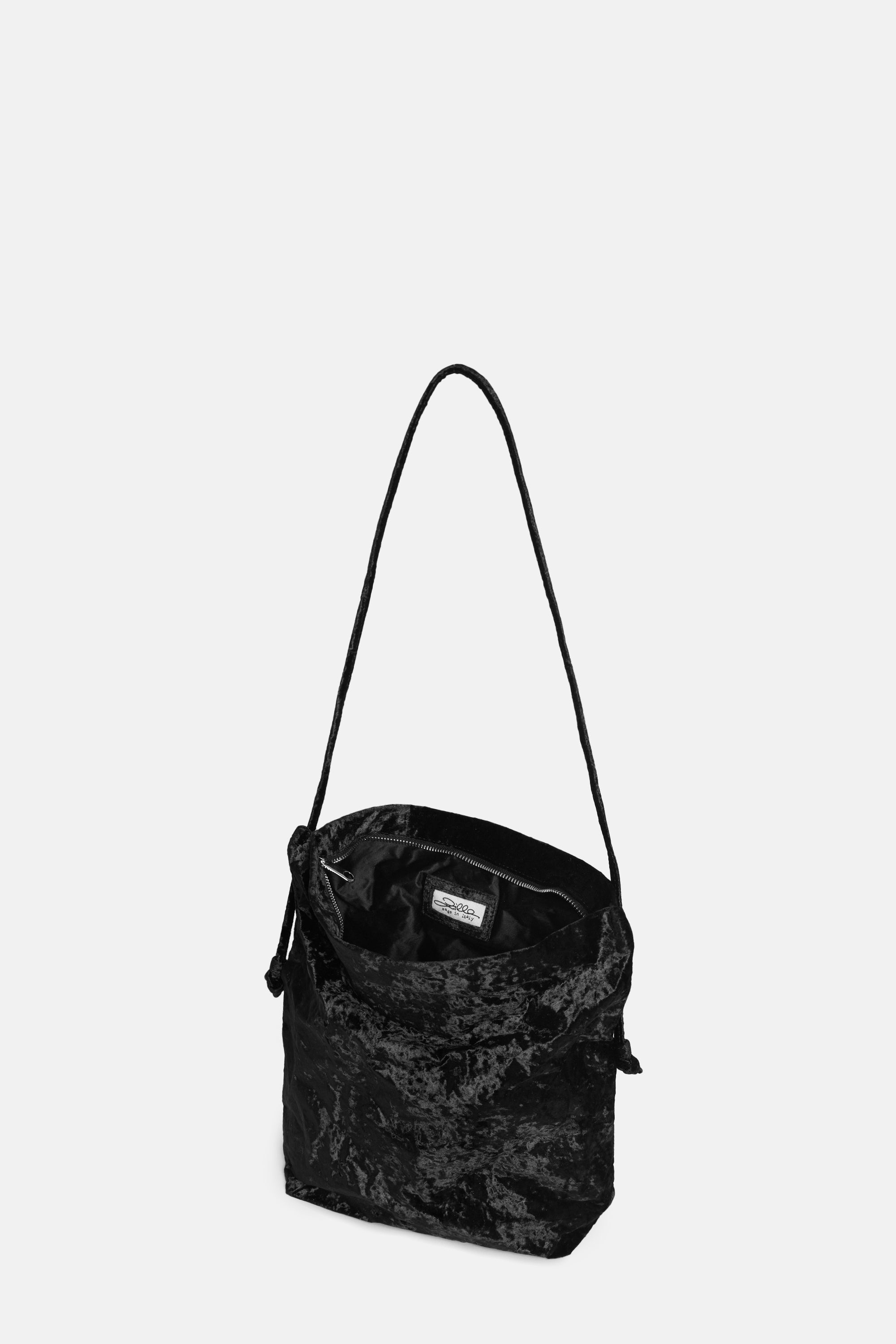 Black Velvet Big Shoulder Bag