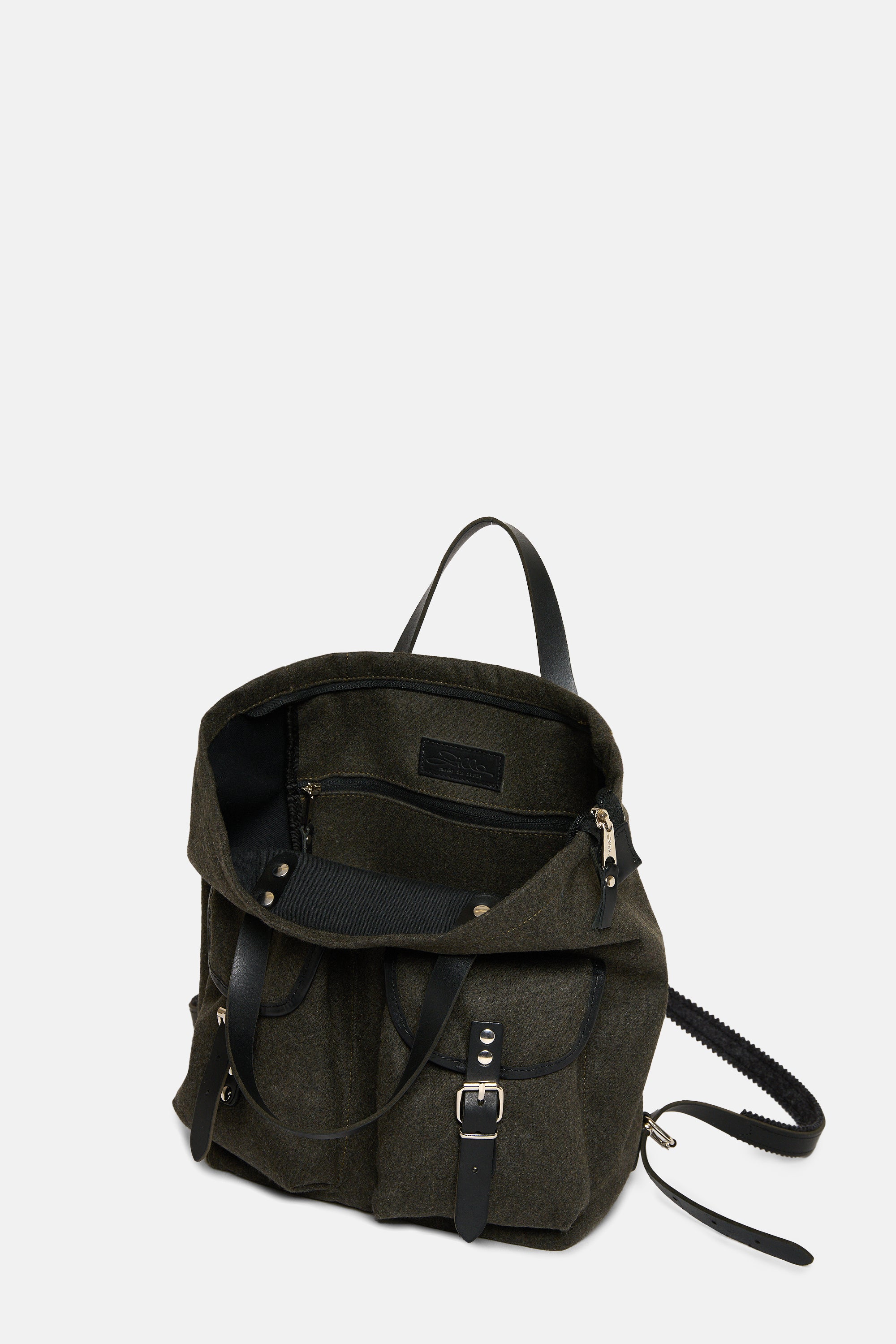 Green Loden classic rucksack medium
