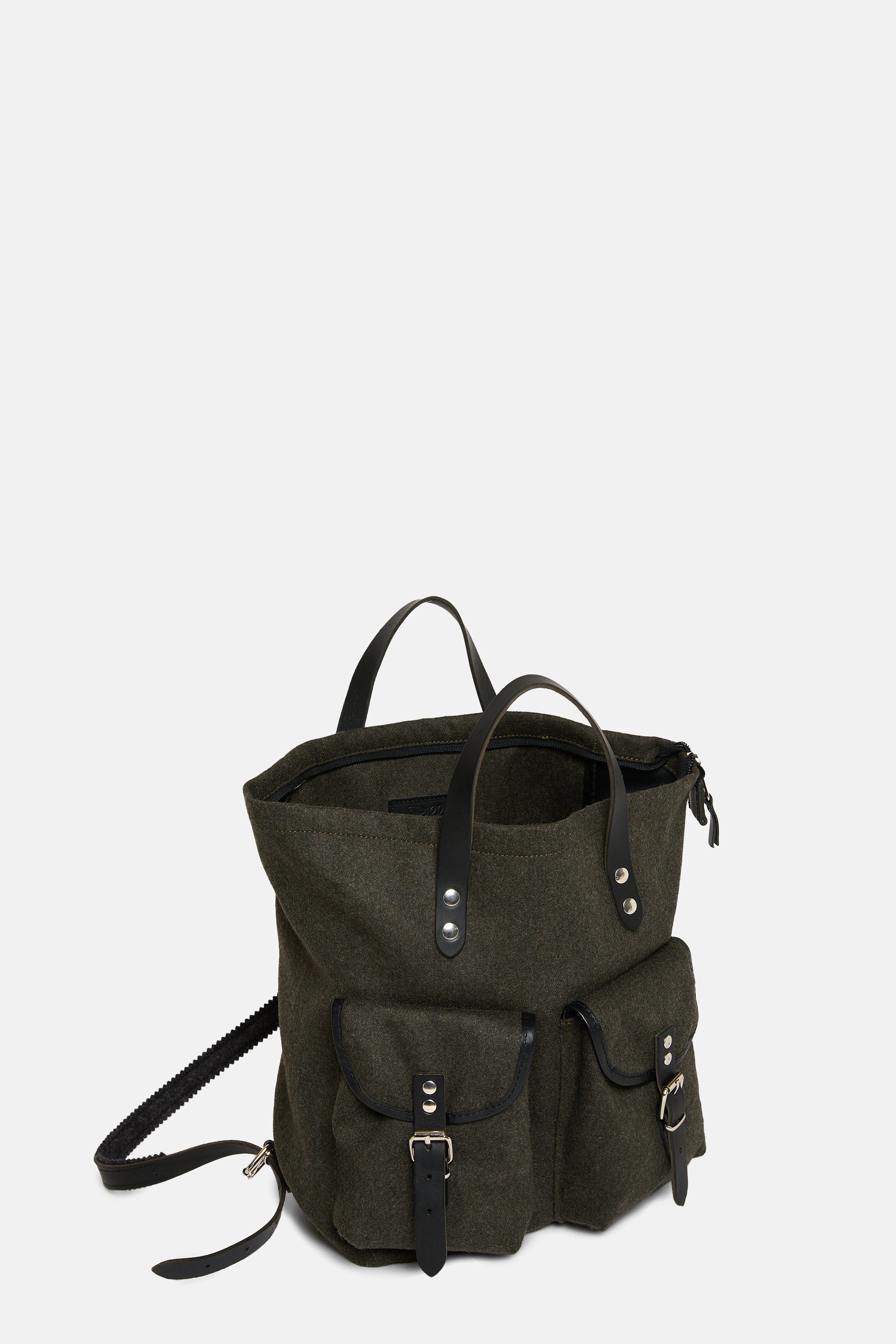 Green Loden classic rucksack medium
