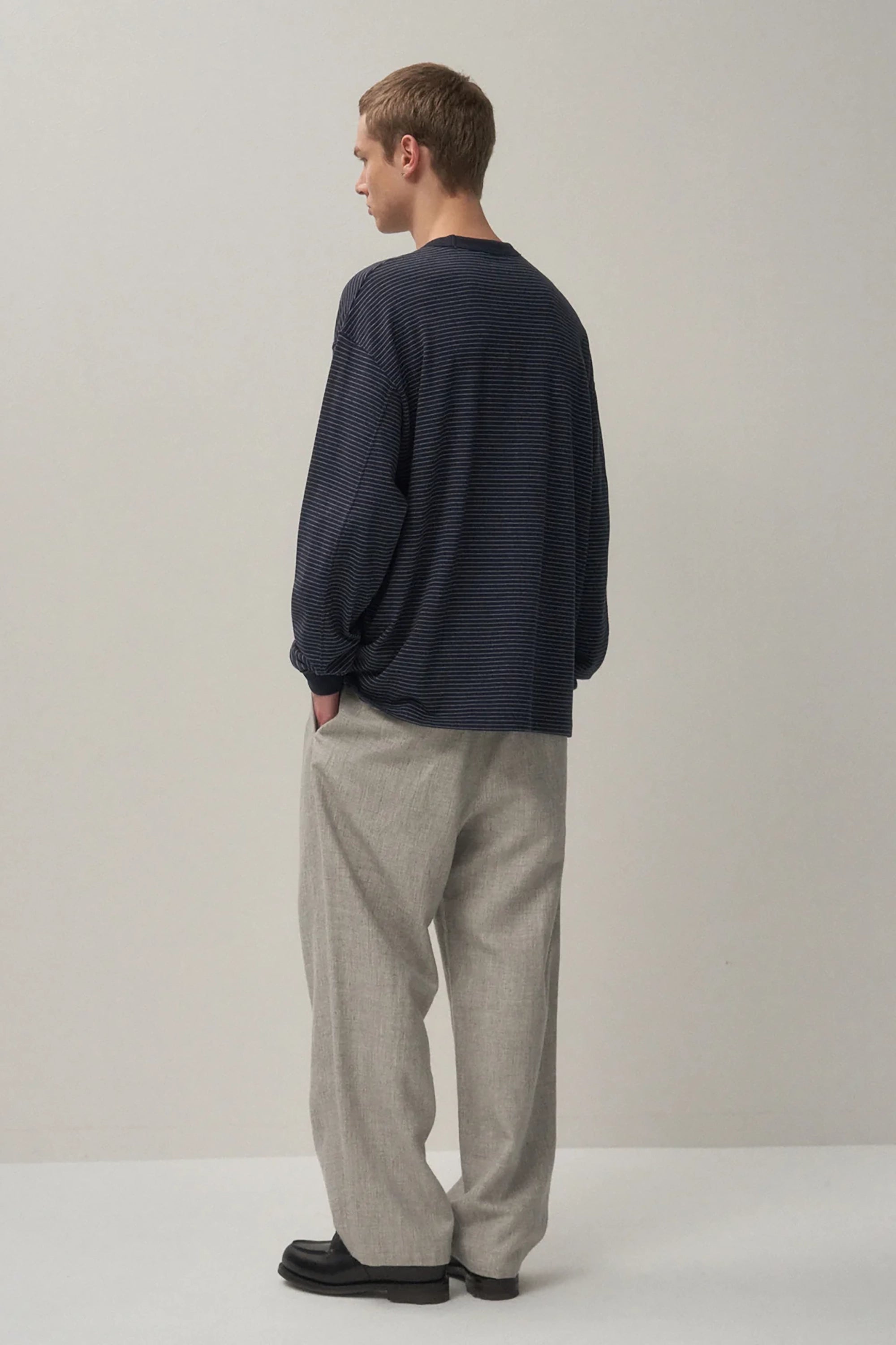 Linen Wool Lose Fit Pants