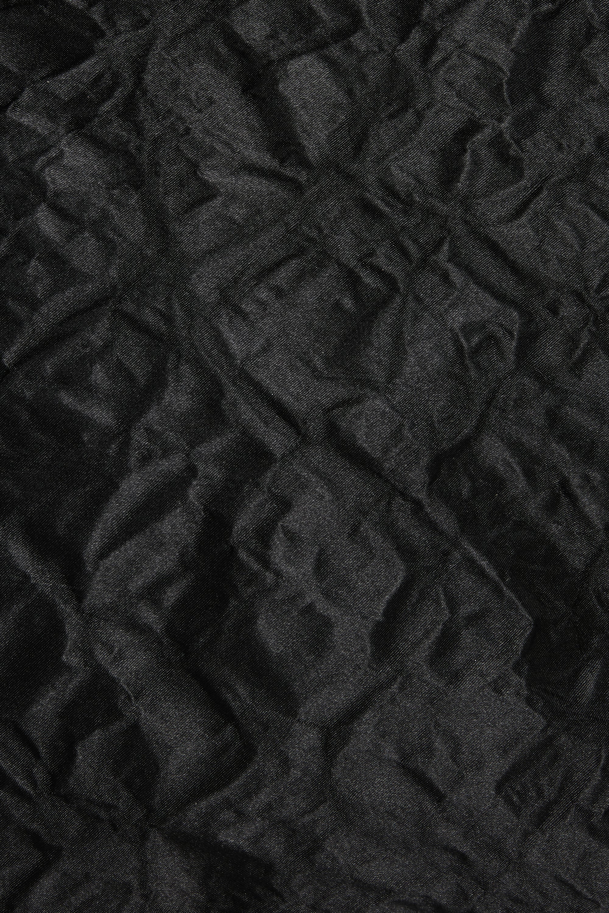 Black Satin Knot Bag