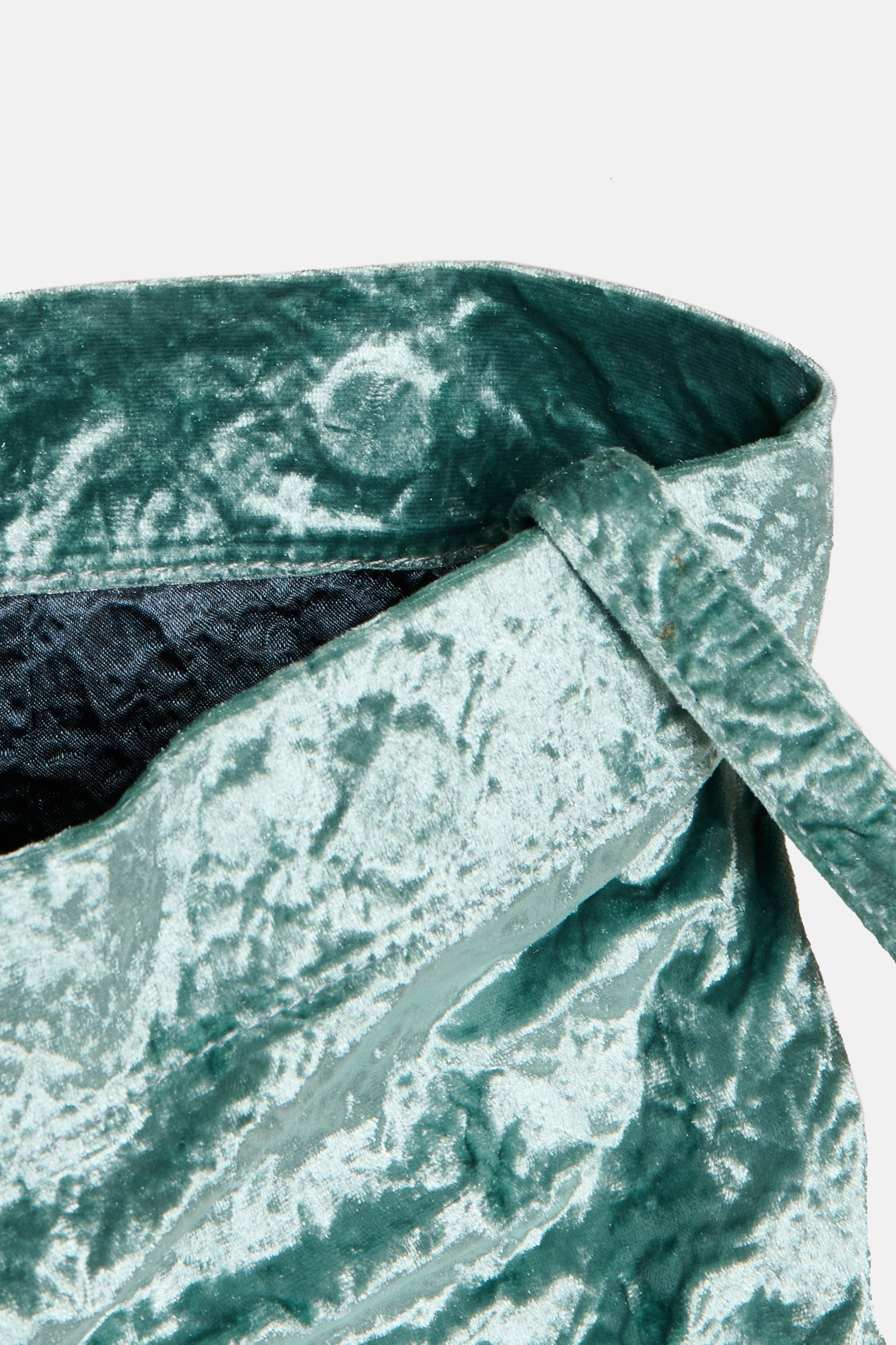 Acqua Velvet Flap Bag