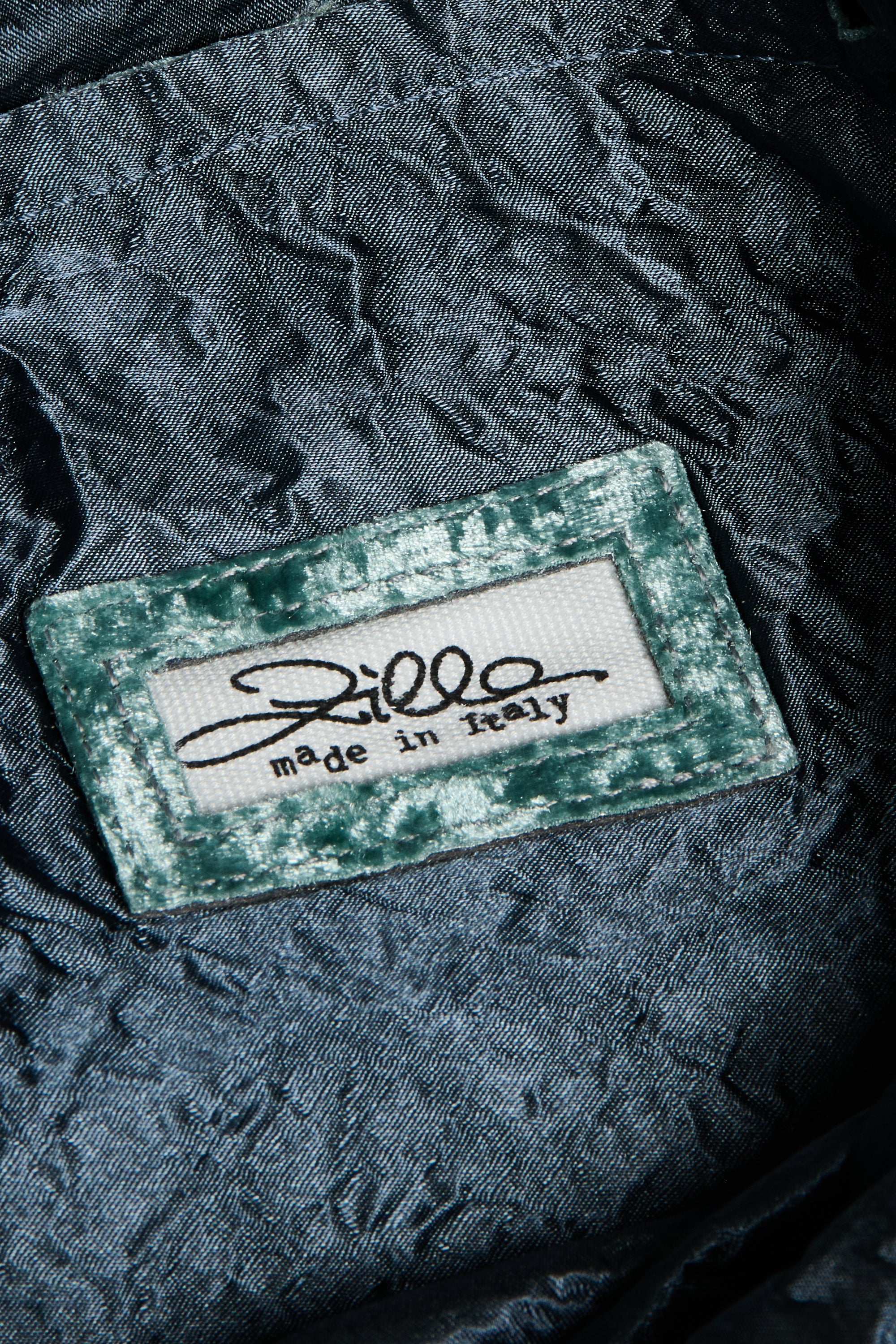 Acqua Velvet Flap Bag