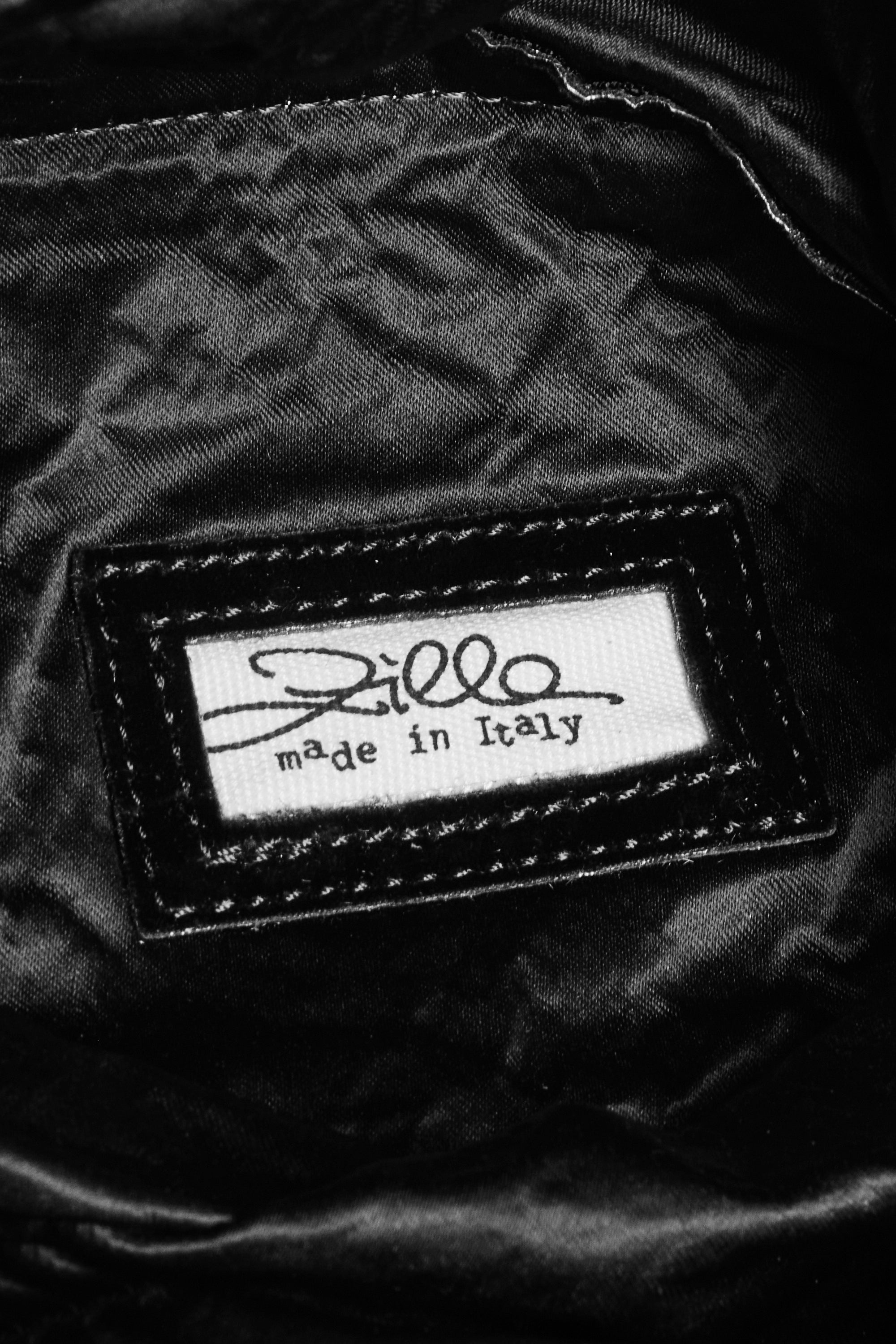 Black Velvet Flap Bag