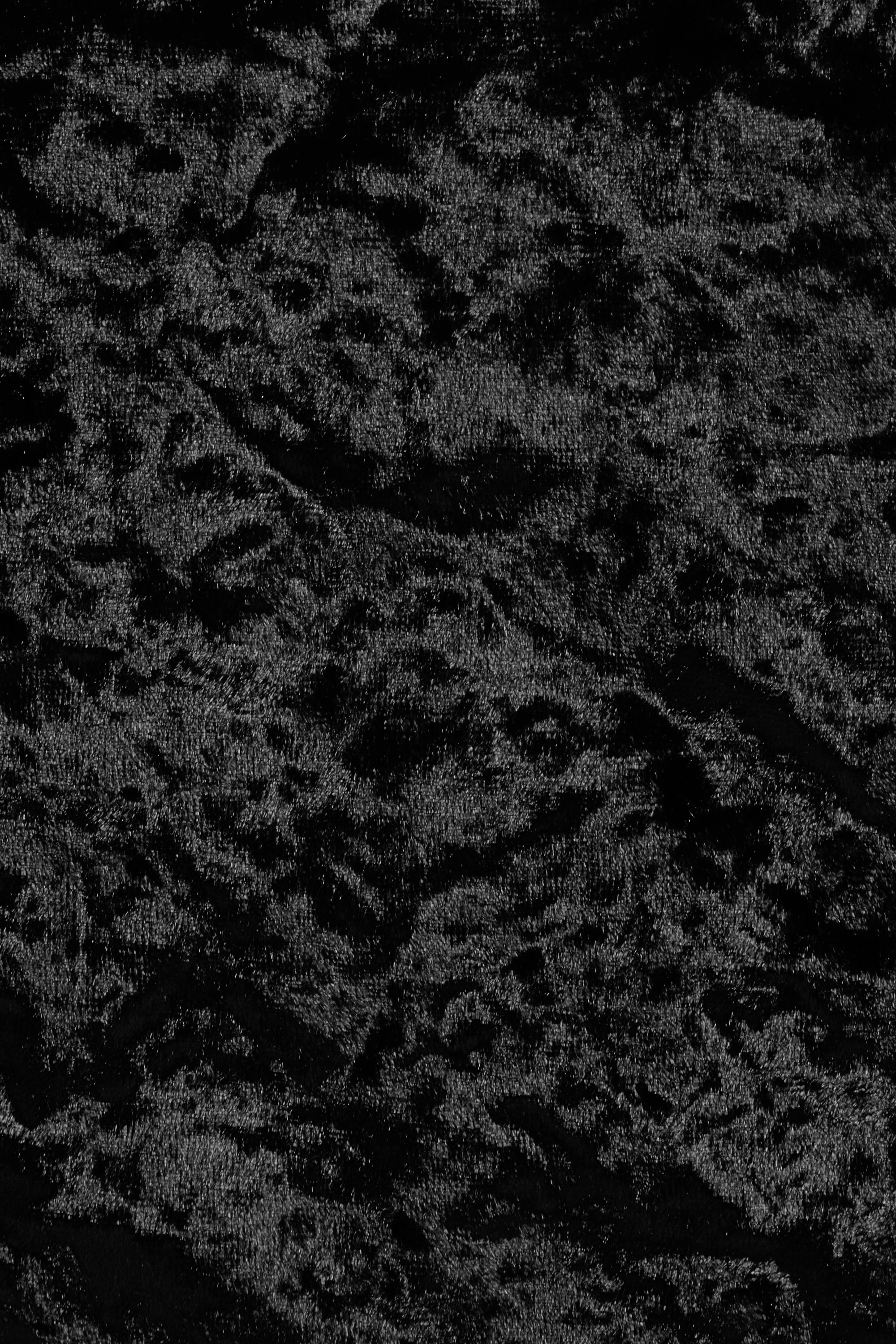 Black Velvet Flap Bag