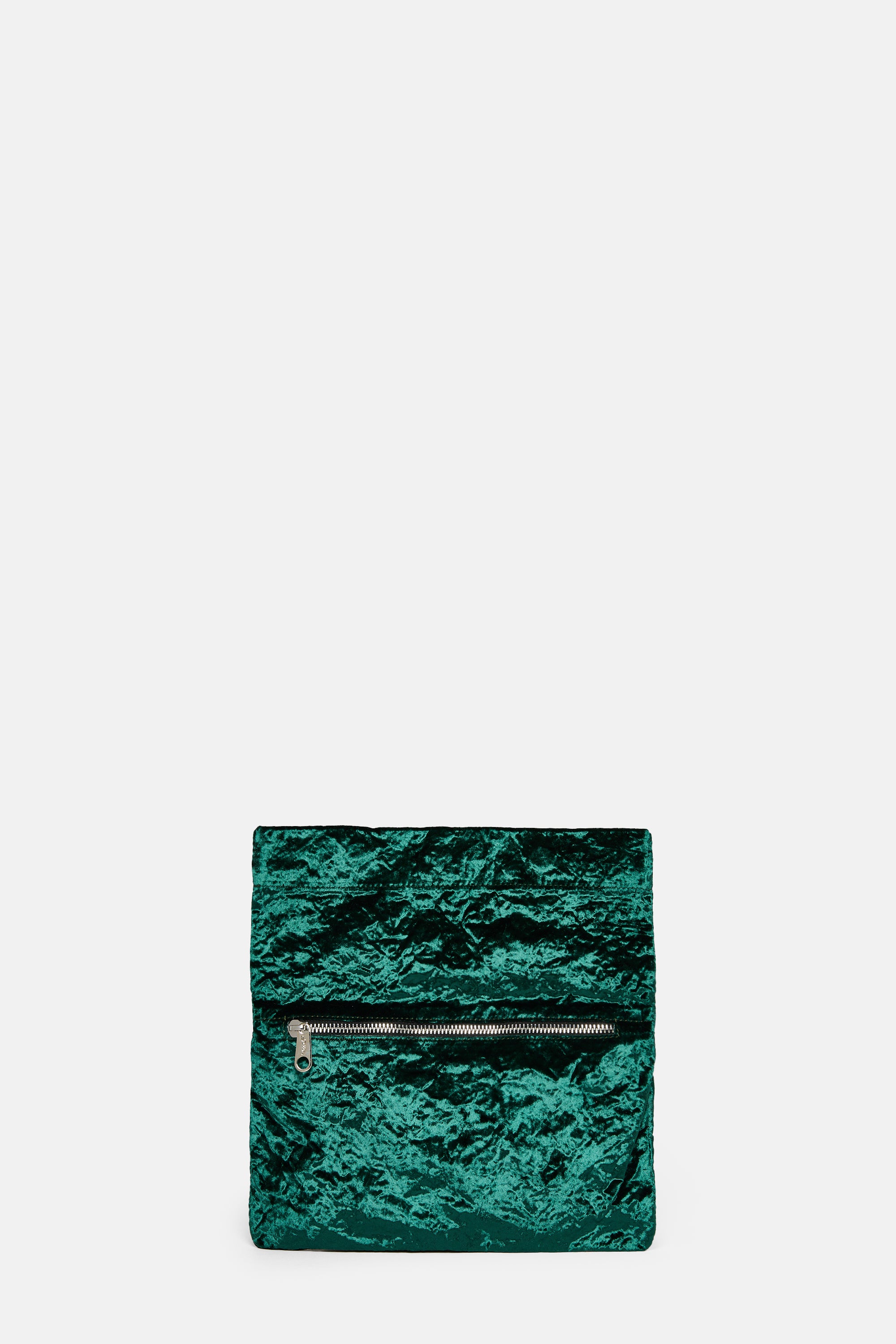 Smeraldo Velvet Flap Bag