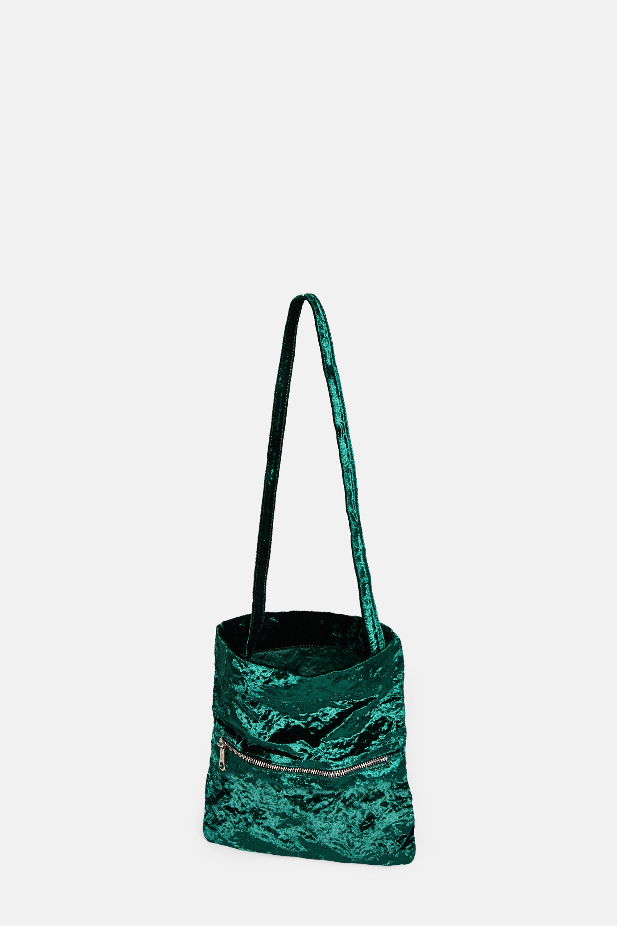Smeraldo Velvet Flap Bag