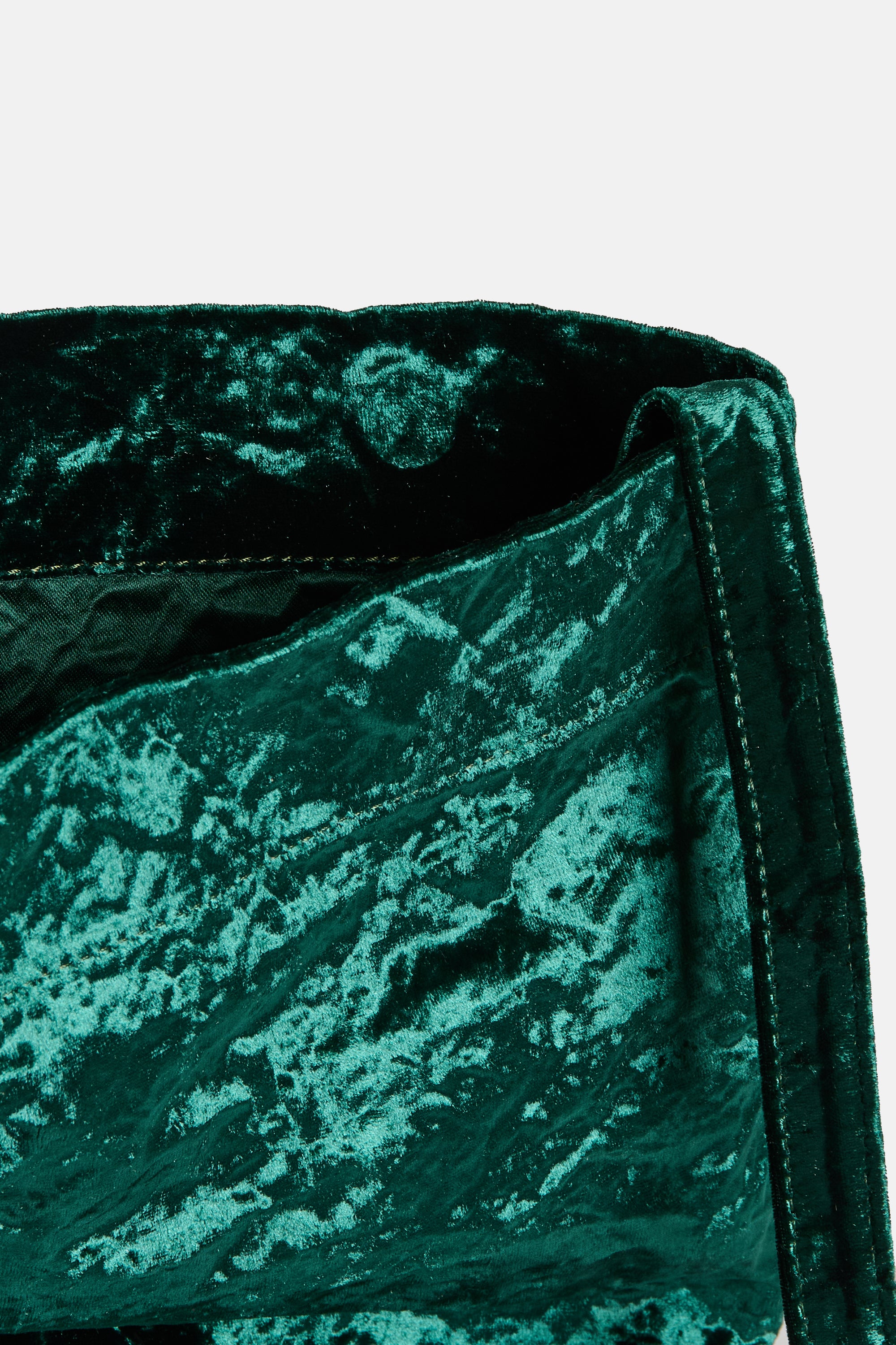 Smeraldo Velvet Flap Bag