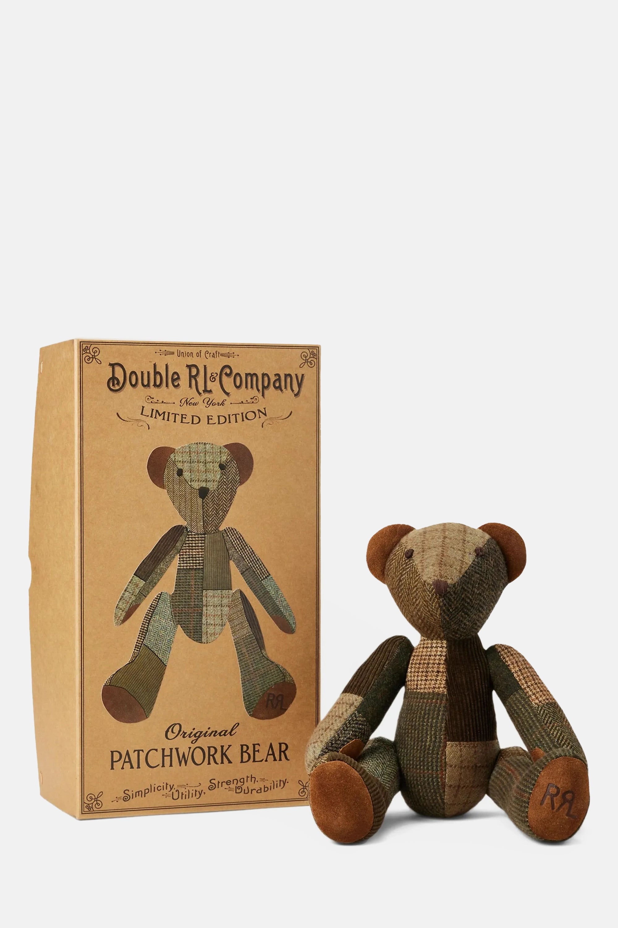 Limited Edition Arthur Patchwork Bear Plush