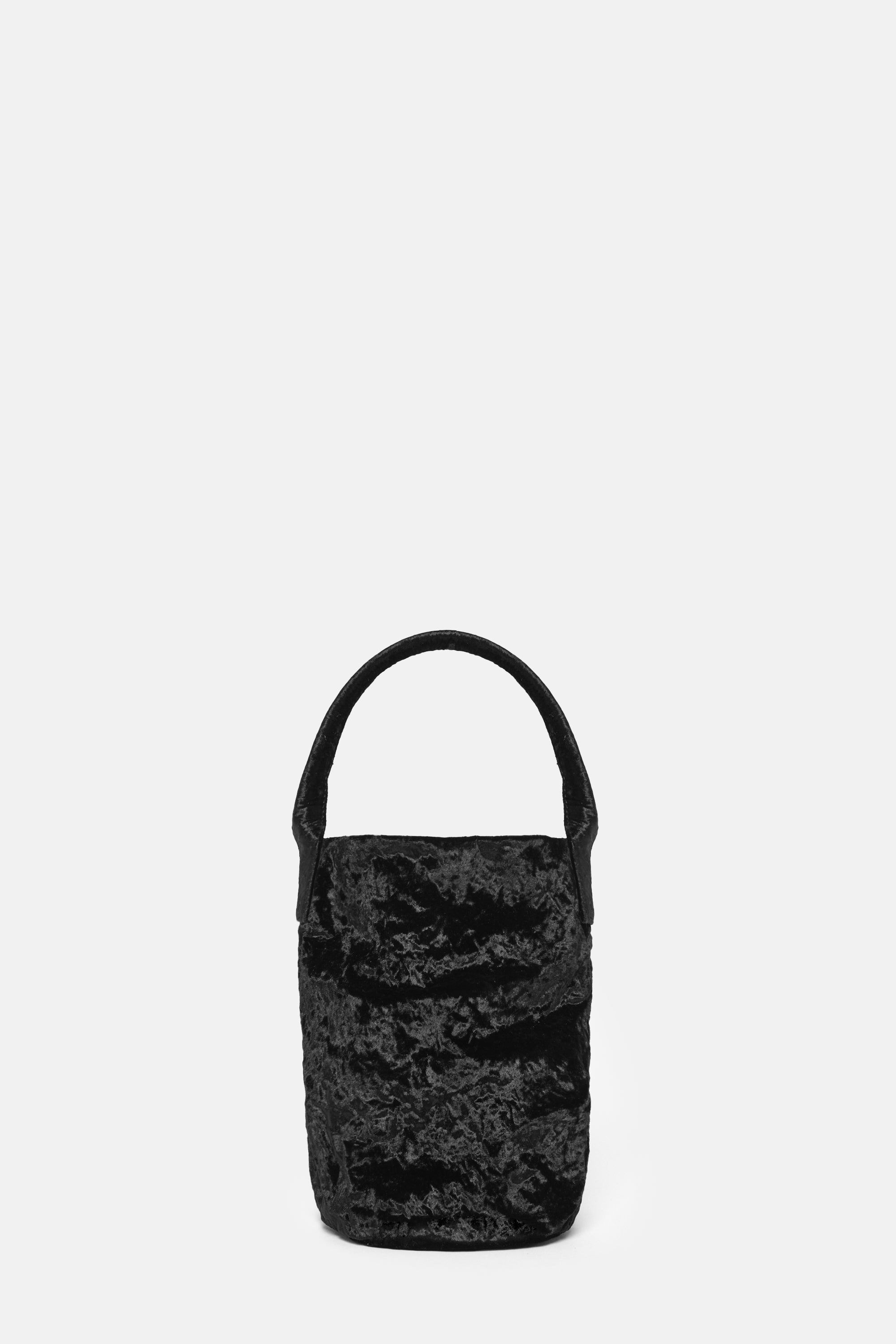 Black Velvet Tube Bag