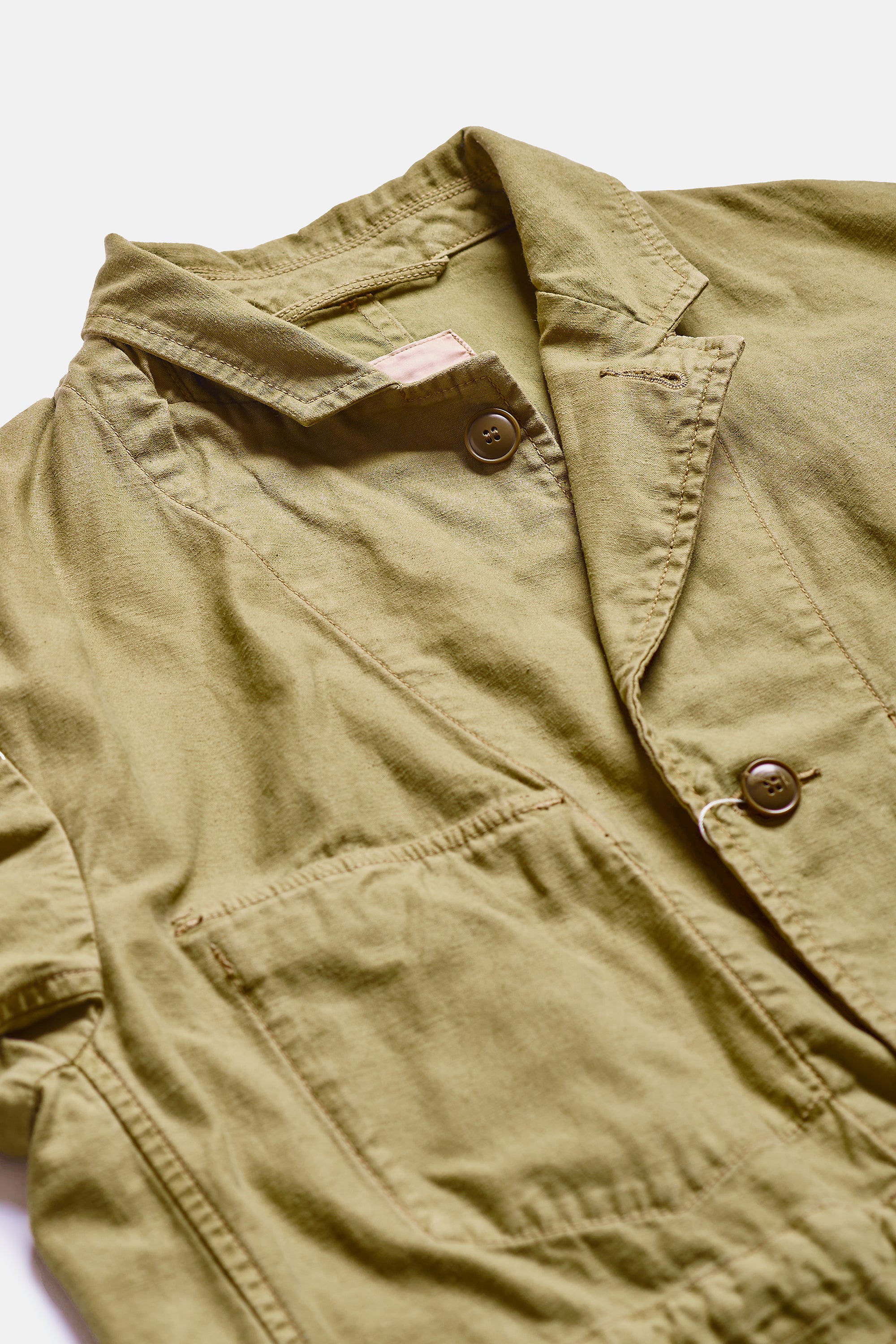 Back Satin Coverall Jacket