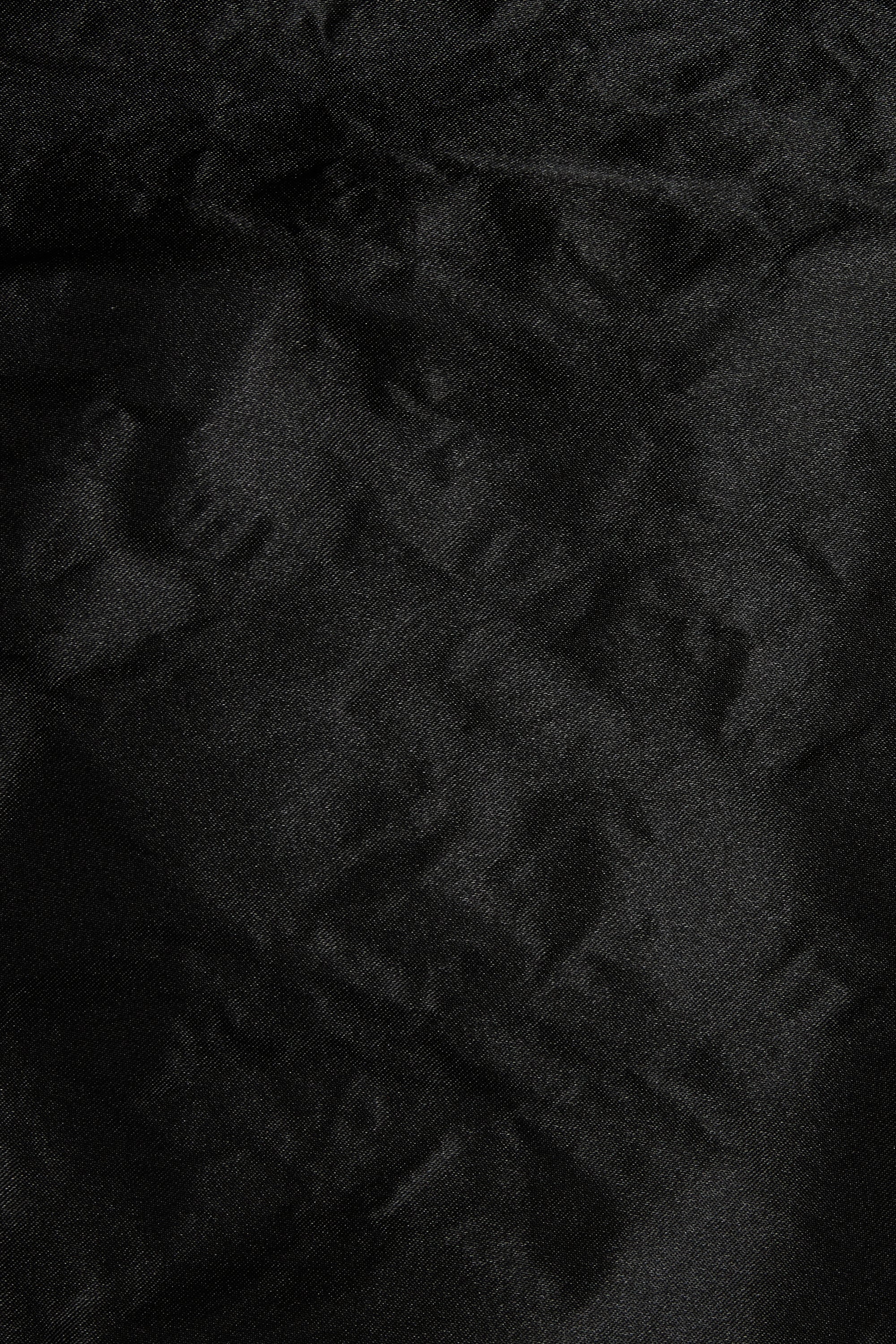 Black Satin Flat Bag