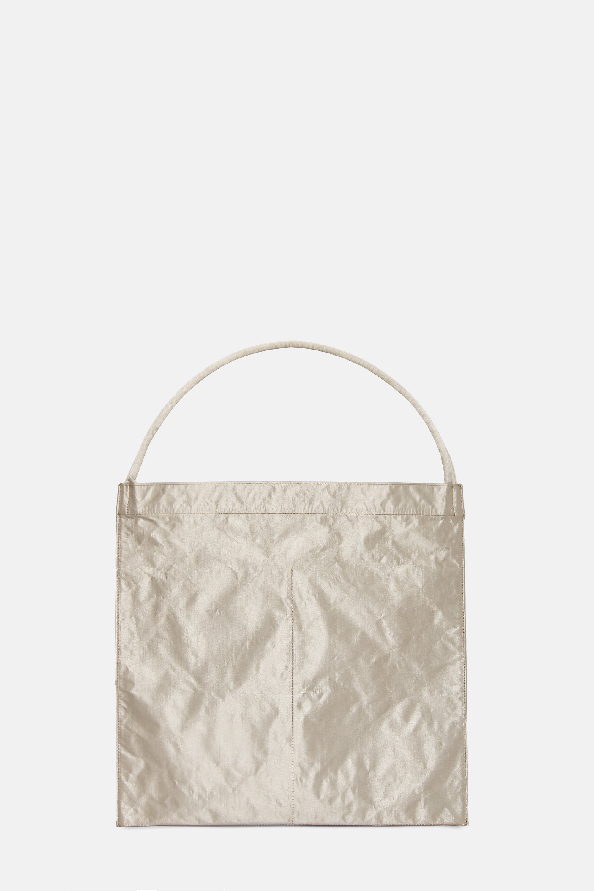 Sand Satin Flat Bag