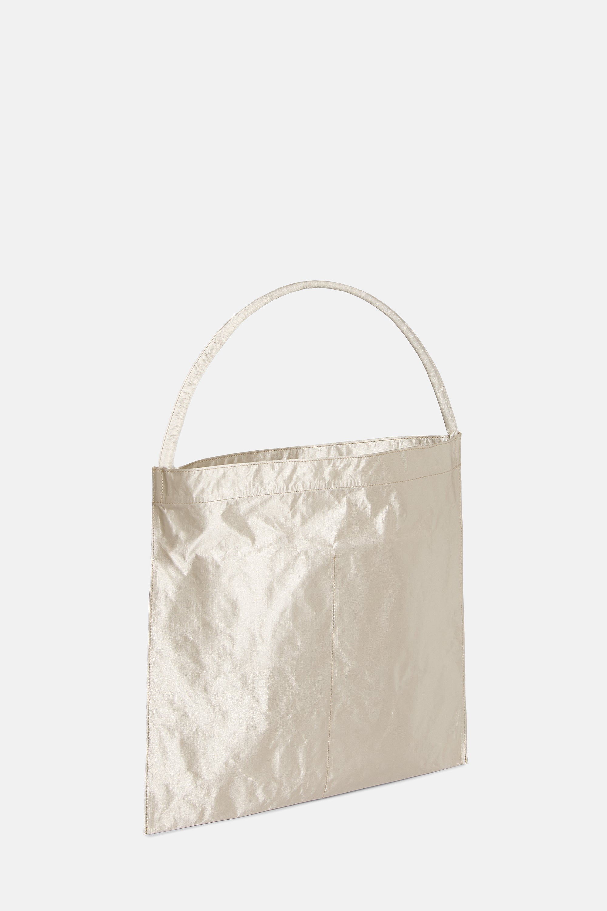 Sand Satin Flat Bag
