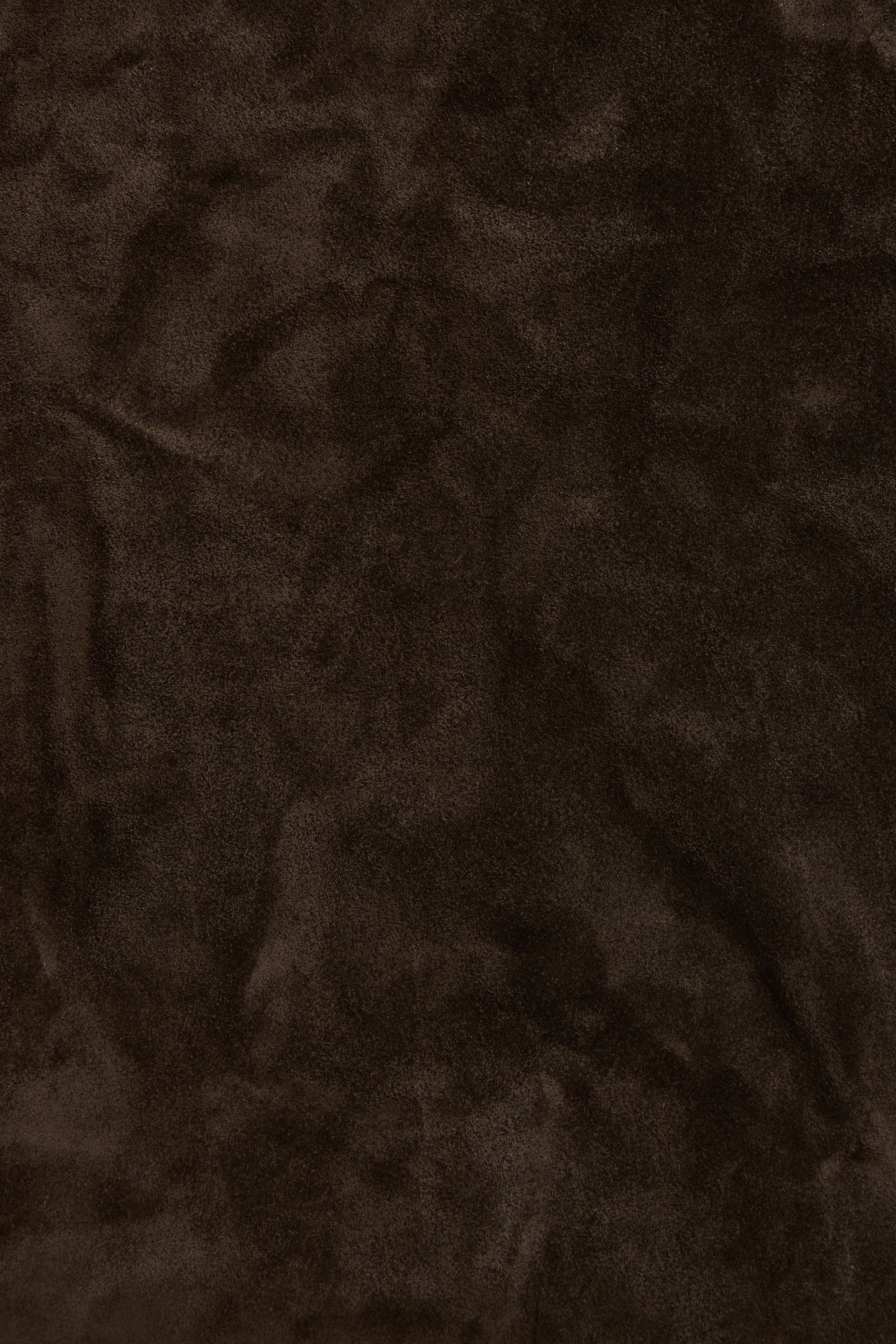 Dark Brown Suede Leather Medium City Shopper