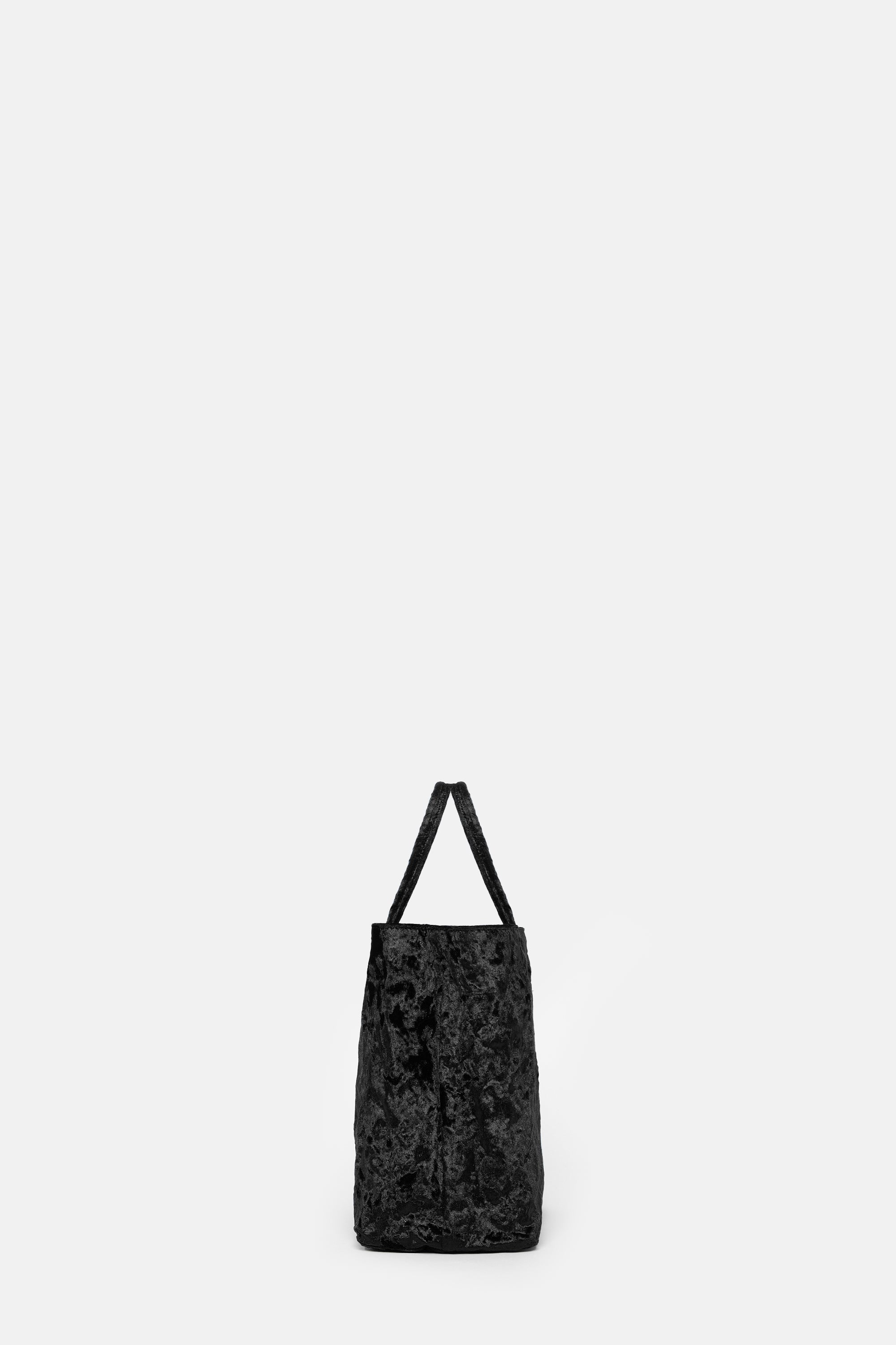 Black Velvet Mini City Shopper