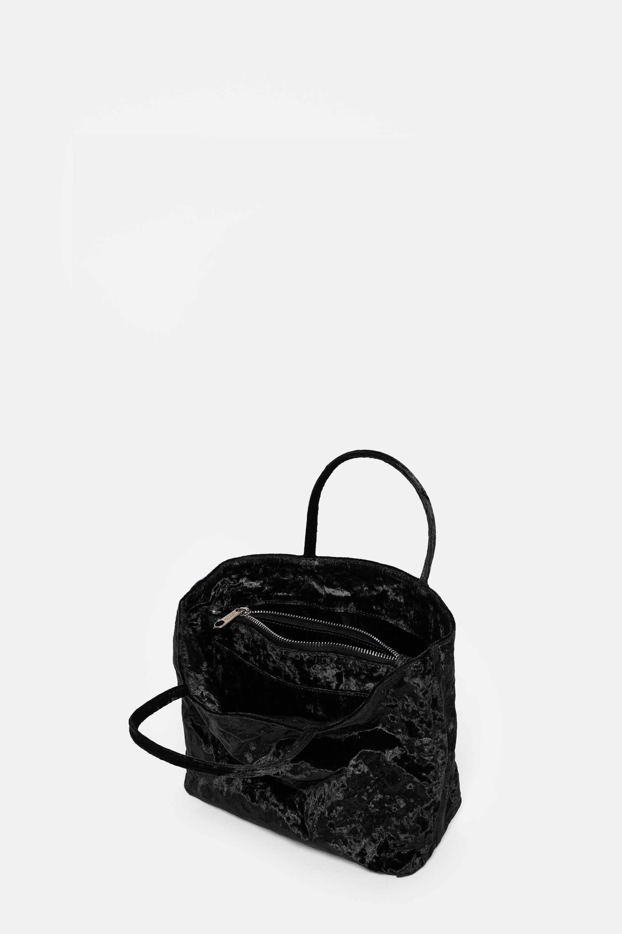 Black Velvet Mini City Shopper