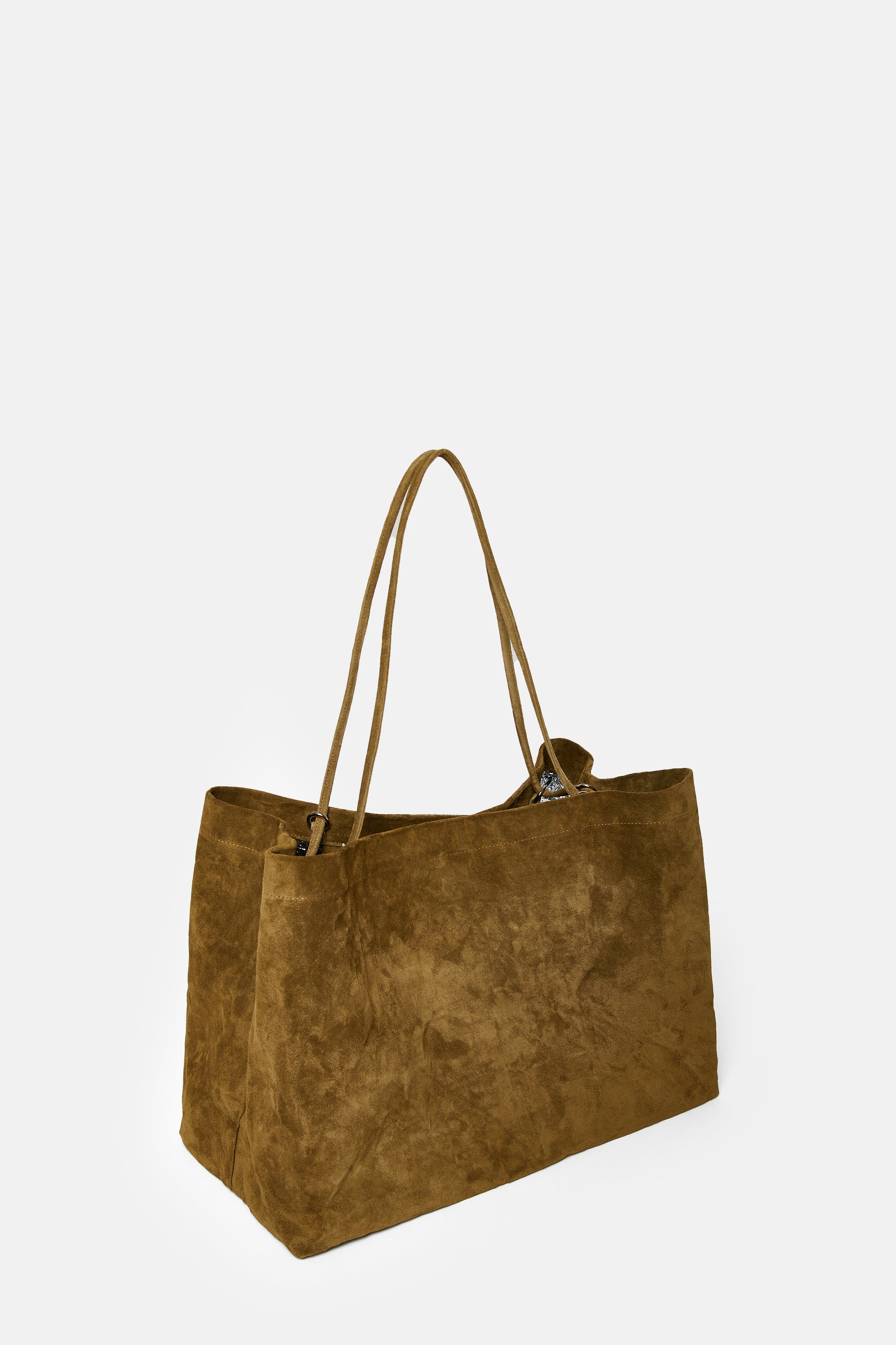 Avana Suede Leather Maxi Basket