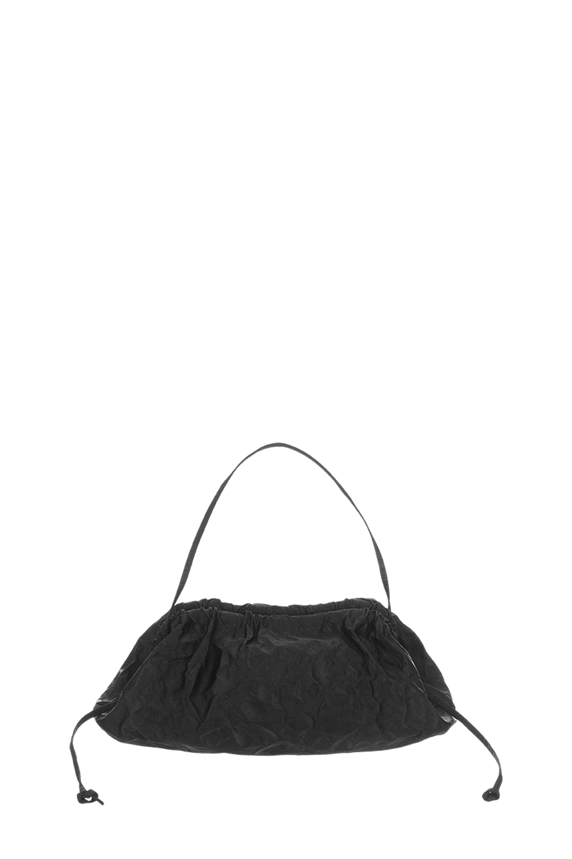 Black Satin Clutch Bag