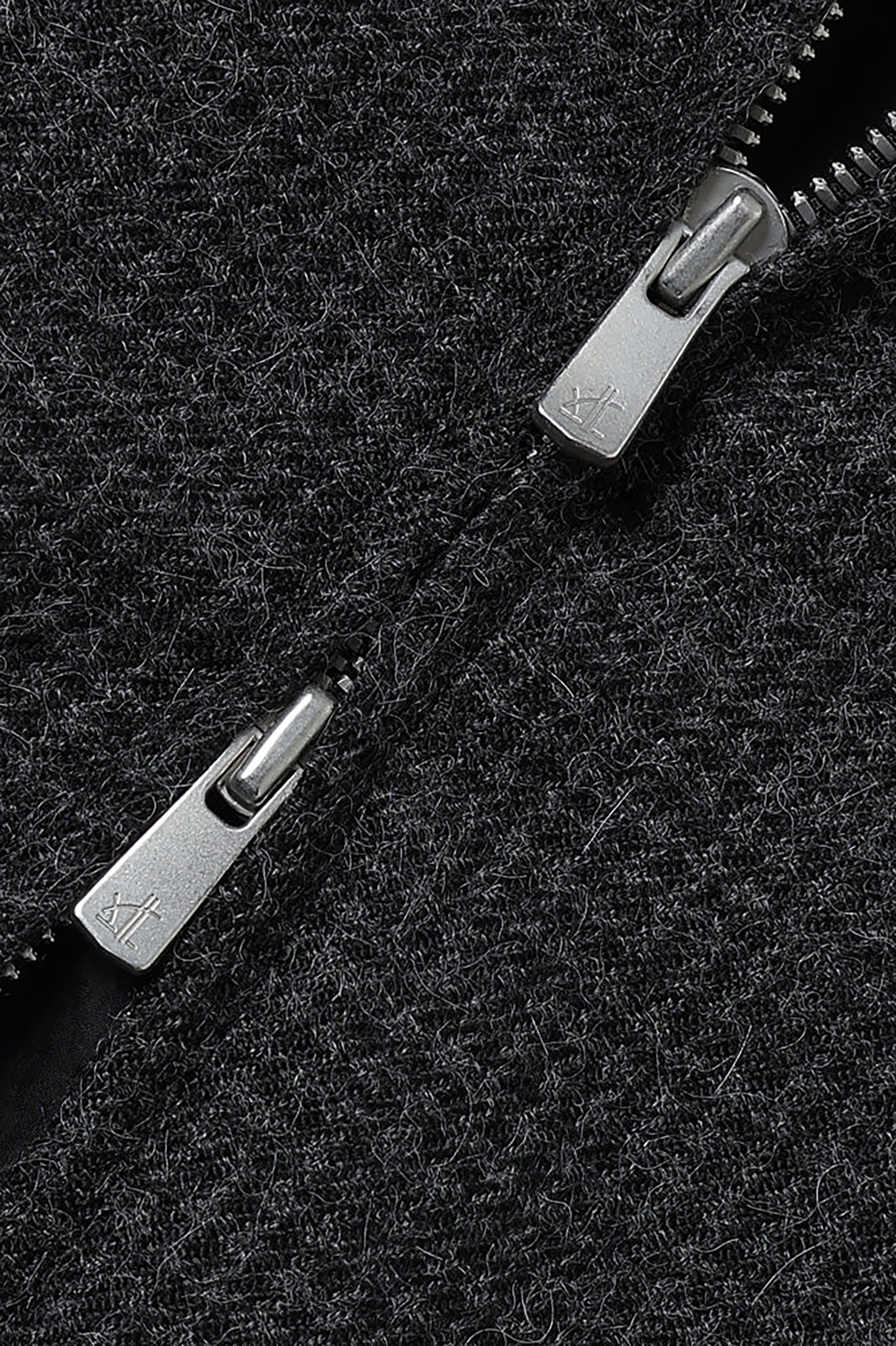 Charcoal Alpaca Cpo Jacket