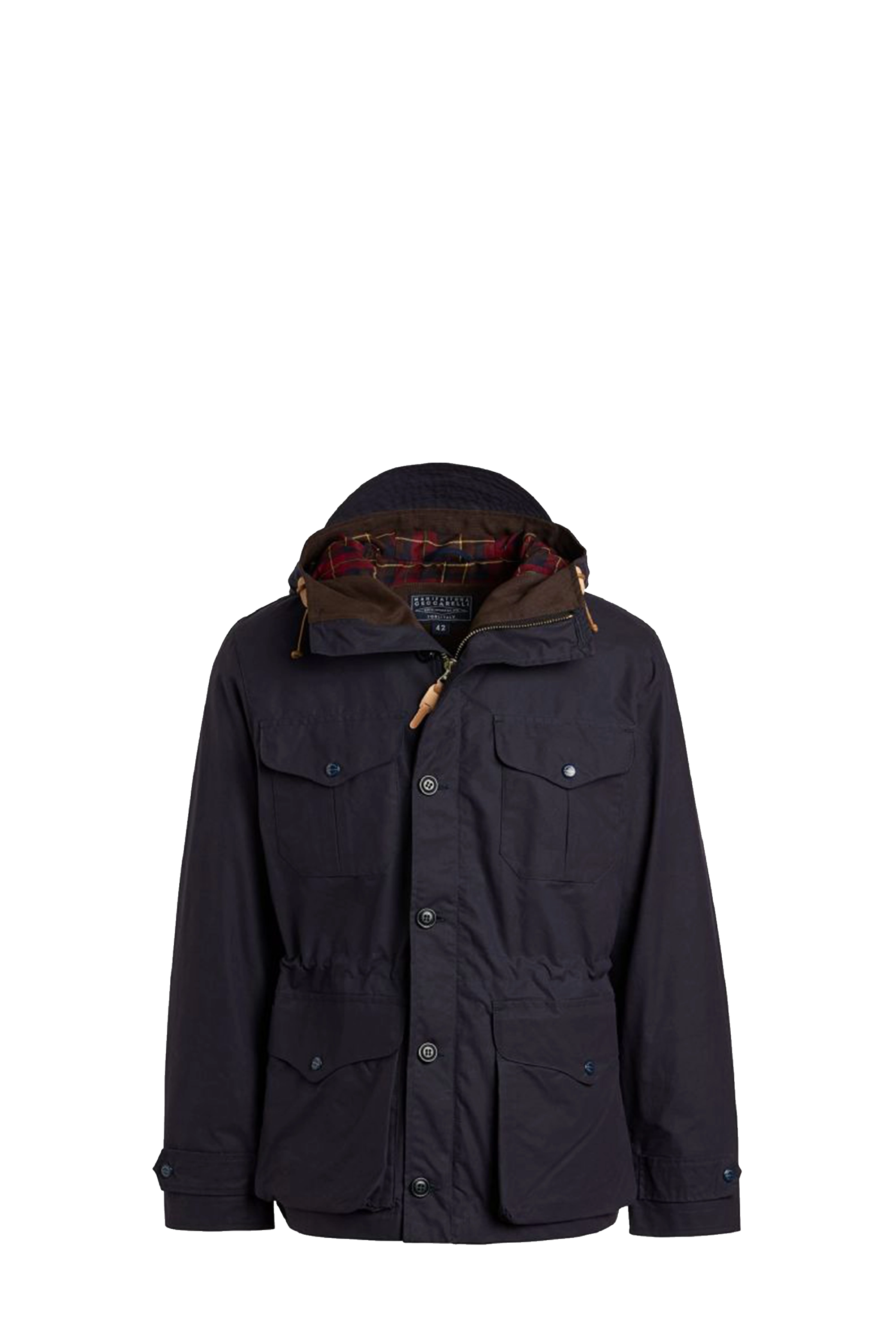 Navy Rain Weekender Coat