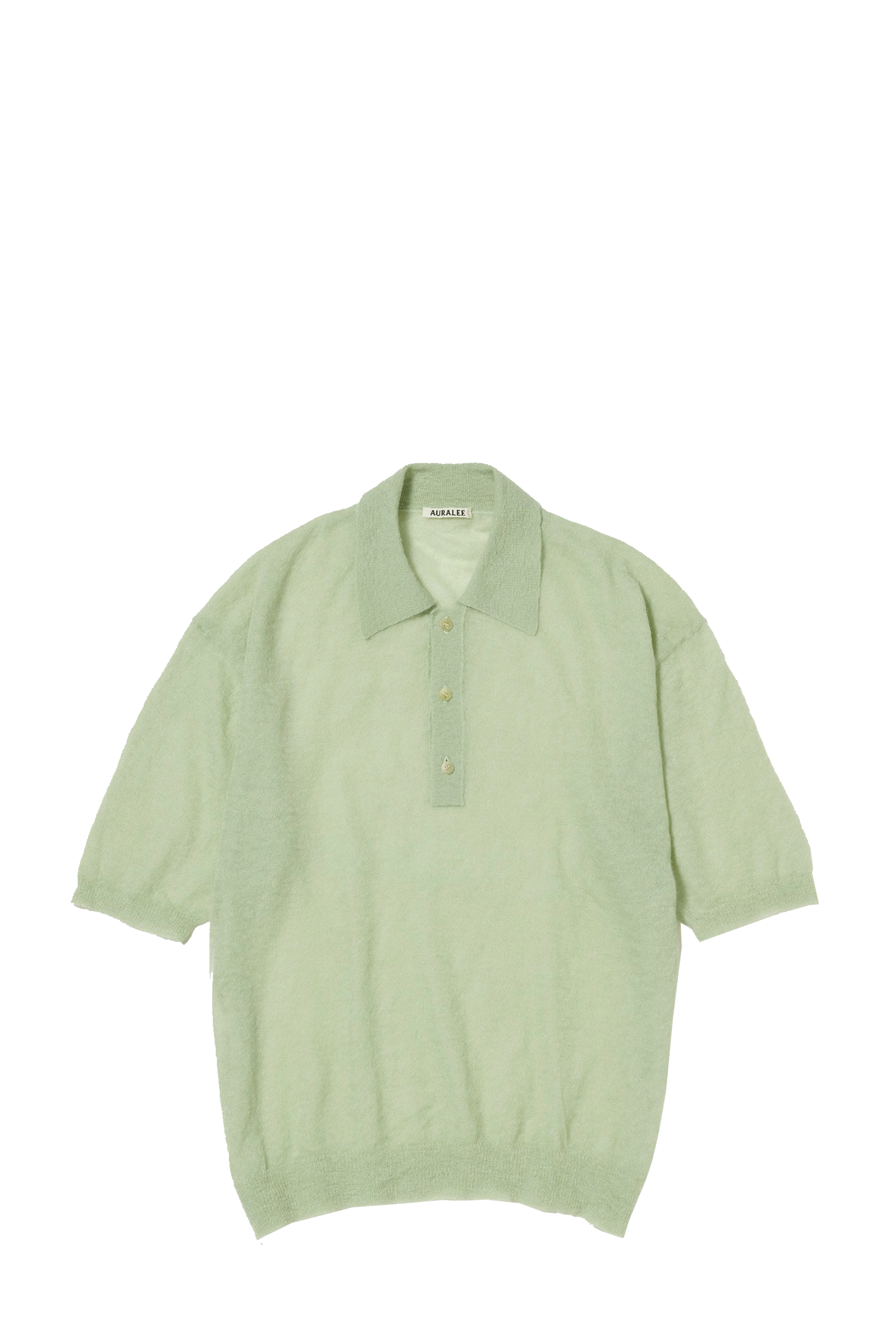 Auralee - Kid Mohair Sheer Knit Polo | Avart | Avart