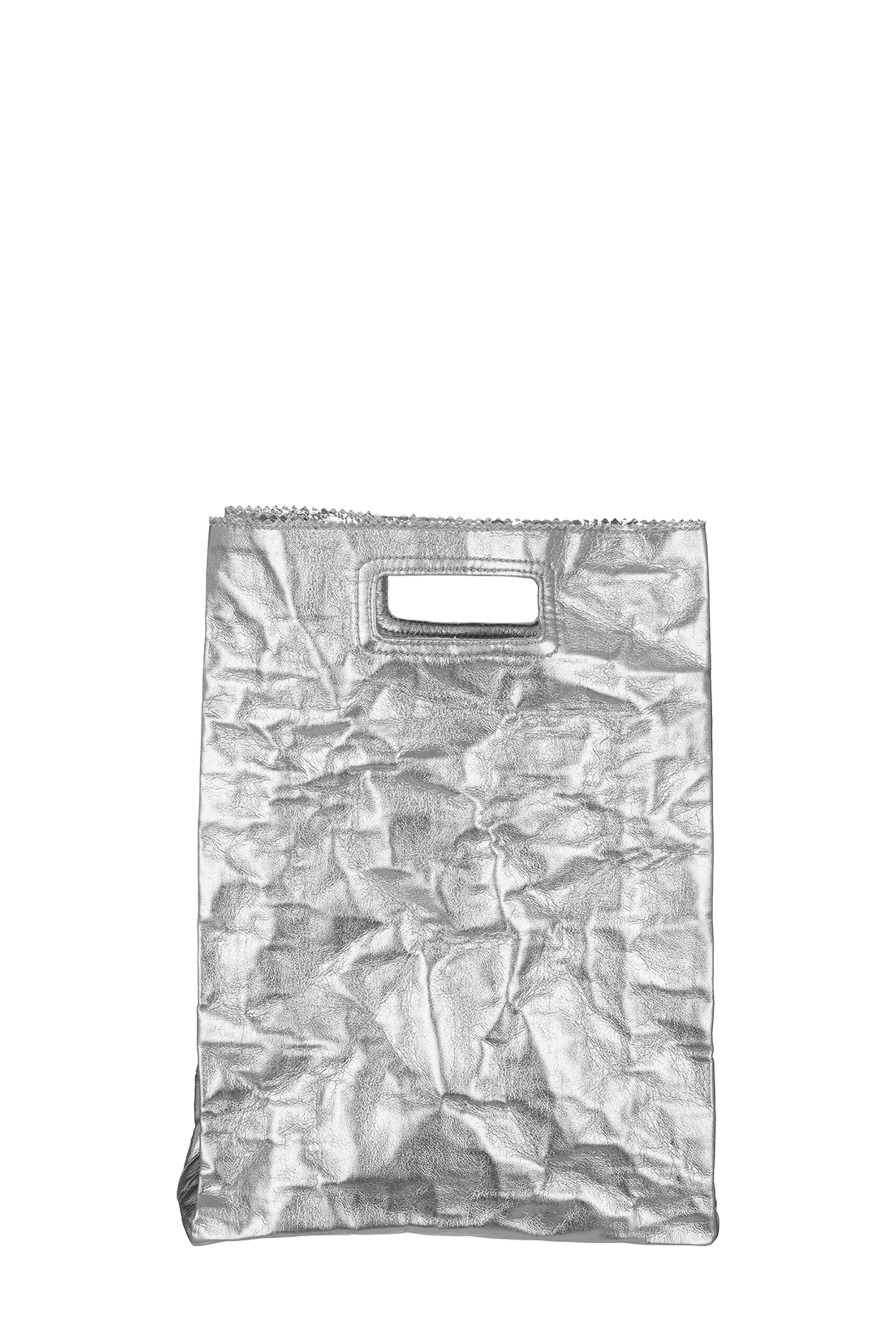 Silver Eco Nappa Lunch Bag