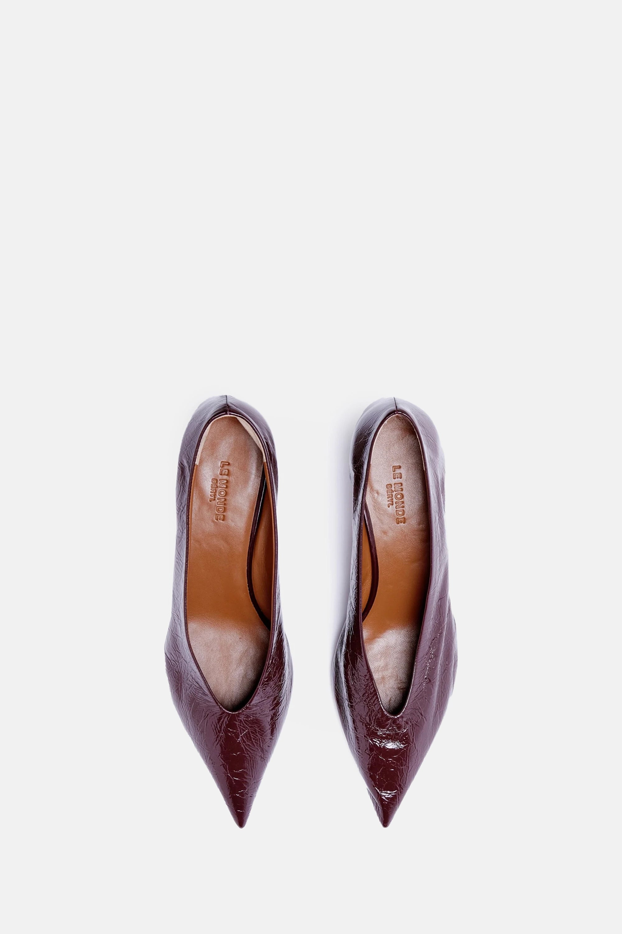 Aubergine Babouche Kitten Heel