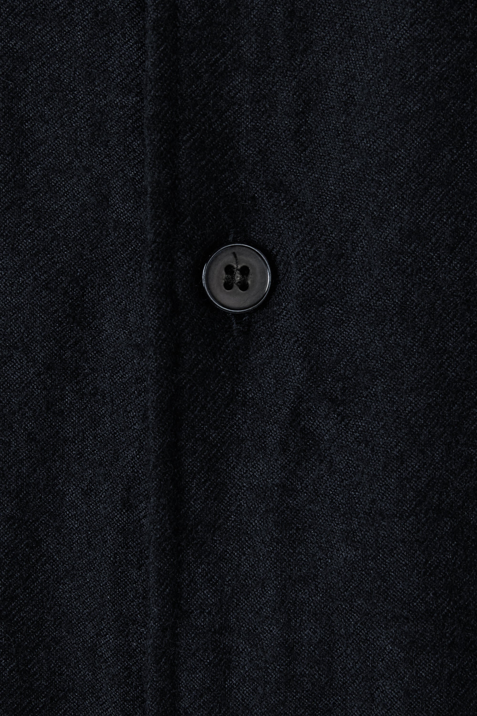 Navy Cashmere Silk  Shirt