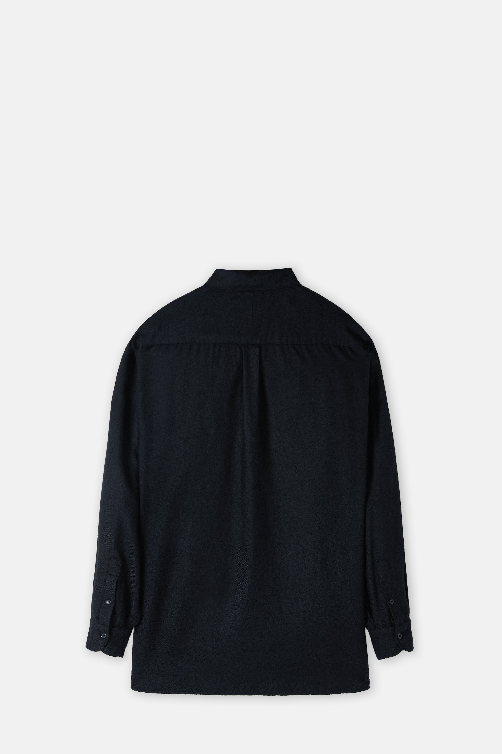 Navy Cashmere Silk  Shirt
