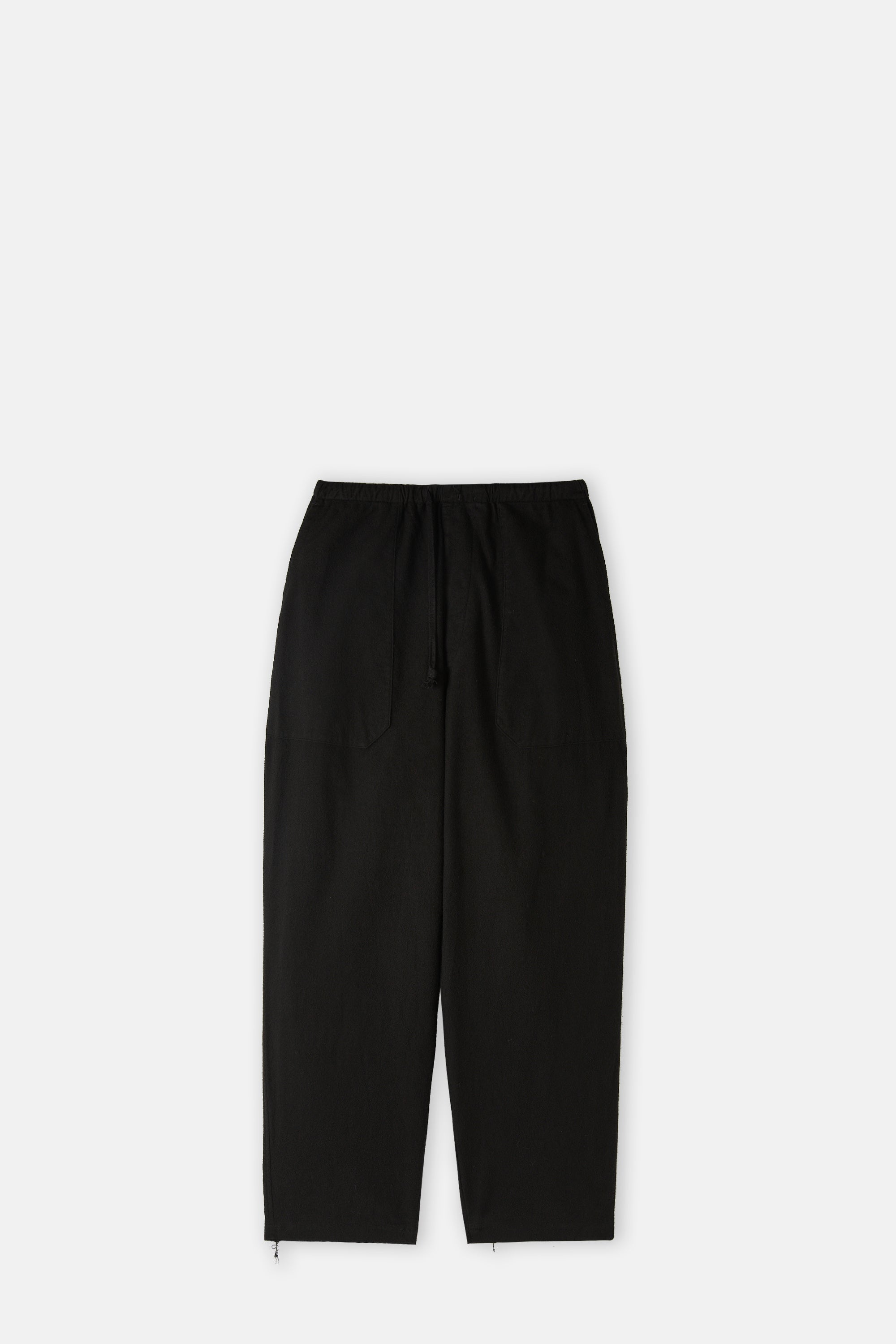 Cotton Flannel Tapered Pants