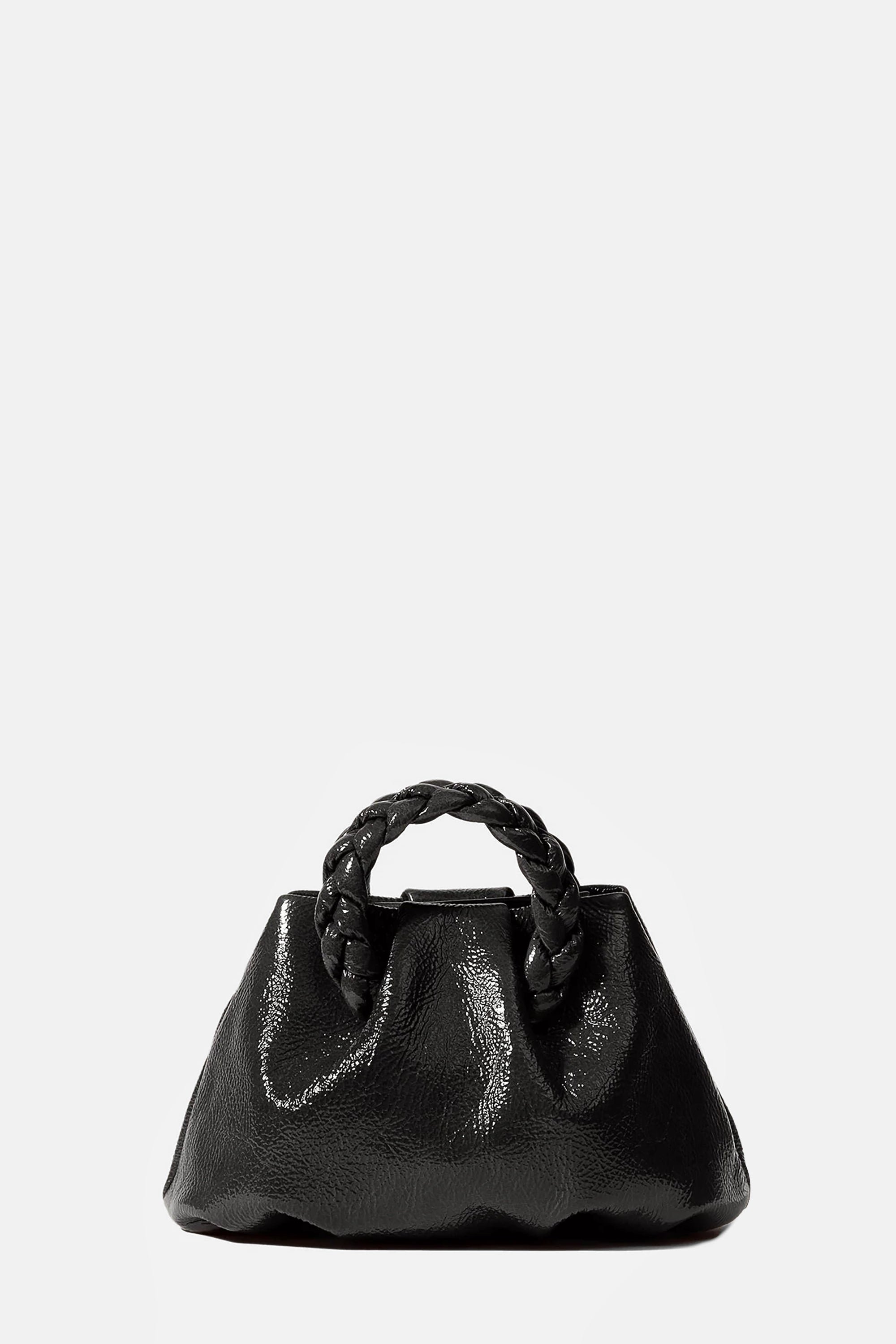 Black Crinkled Glossy Bombon