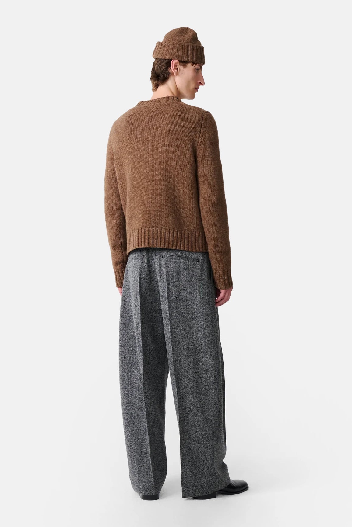 Caramel Cree Knit Crewneck