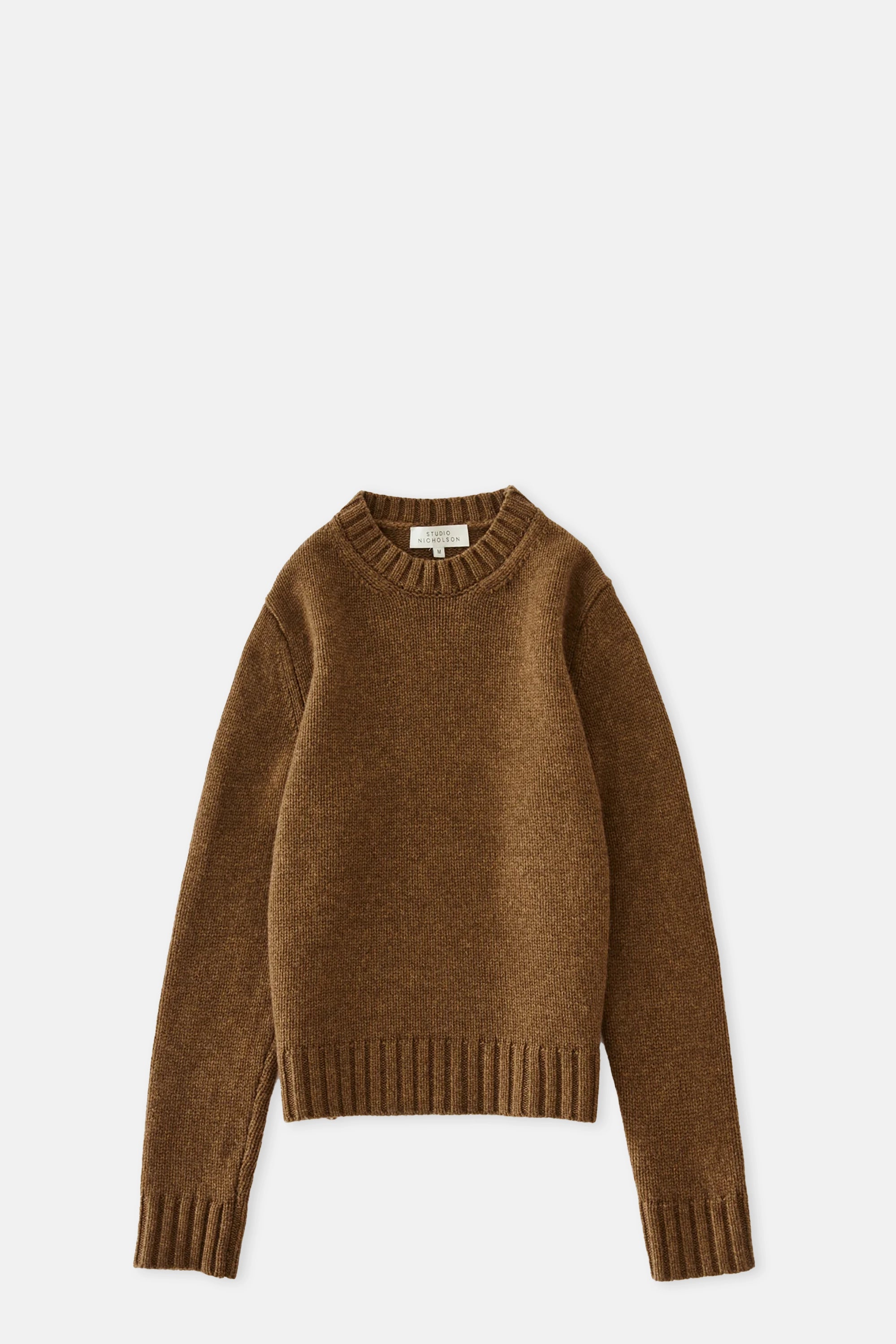 Caramel Cree Knit Crewneck