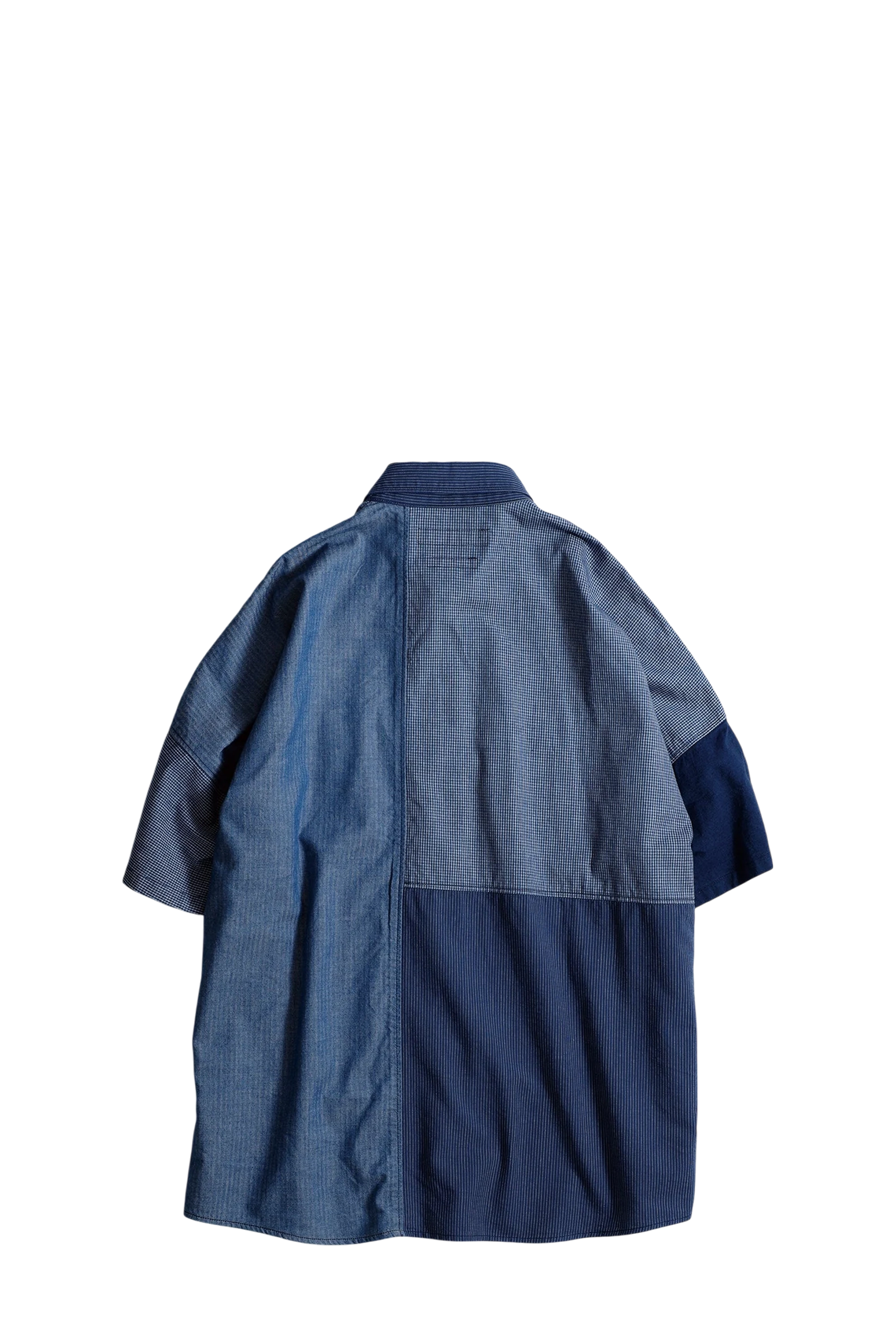 Patchwork S/S Shirt Rinse