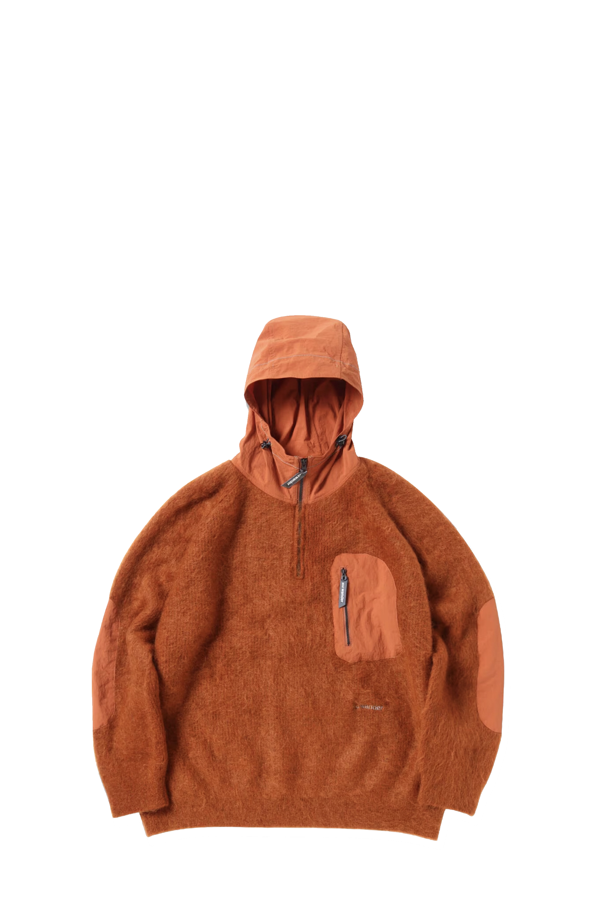 And Wander - Mohair Wool Knit Hoodie | Avart | Avart