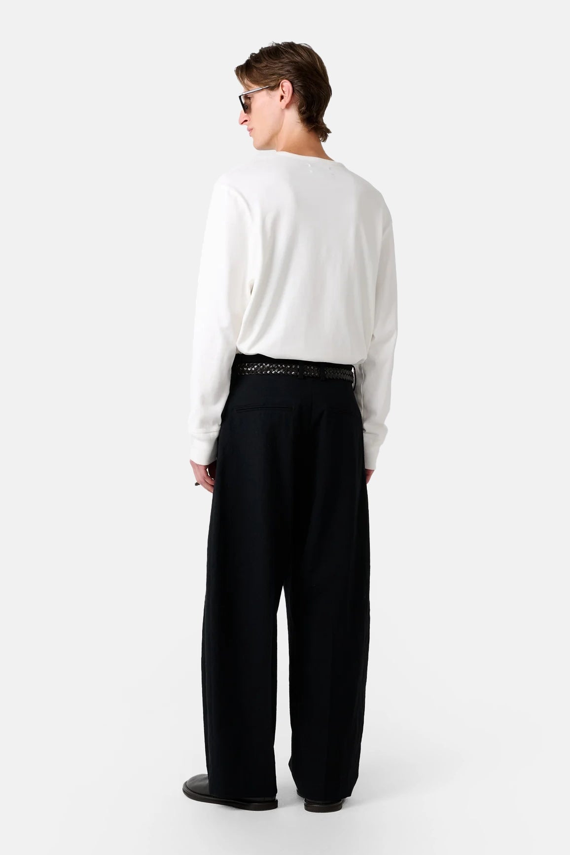 Black Fume Curved Pant