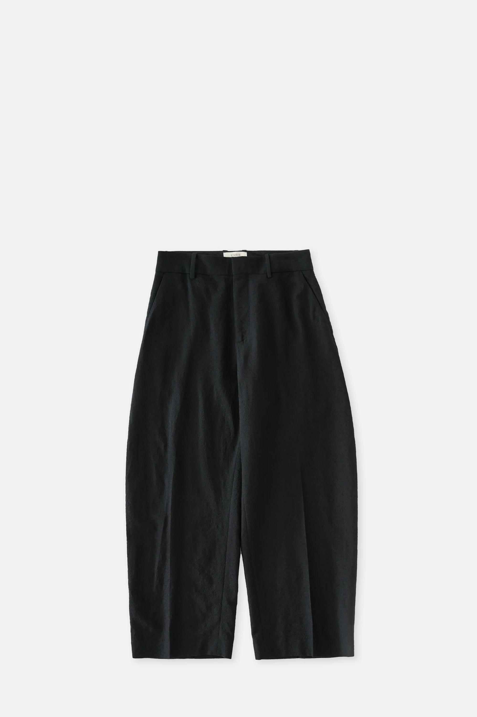 Black Fume Curved Pant