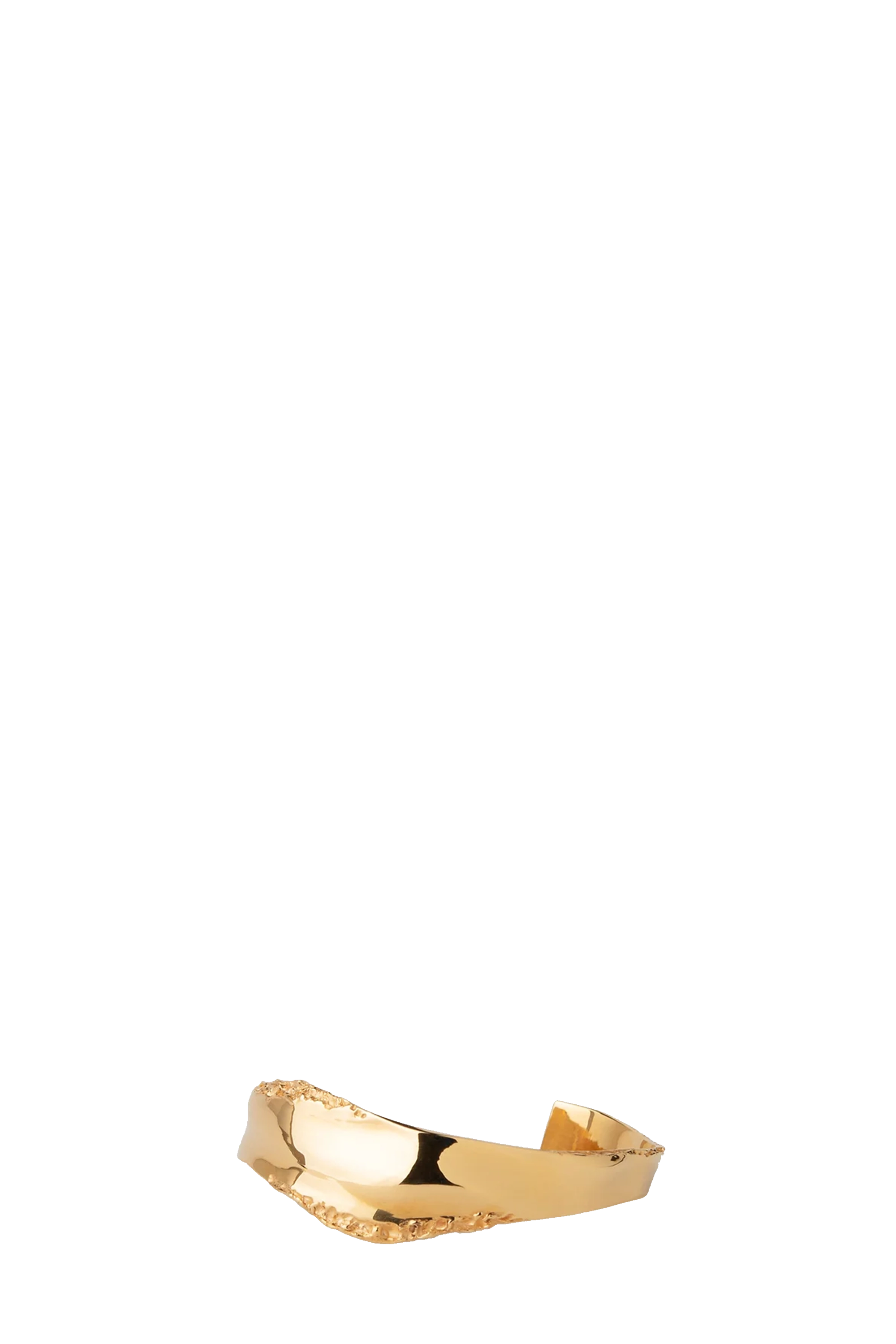 Gold Broken Edge Bracelet Narrow