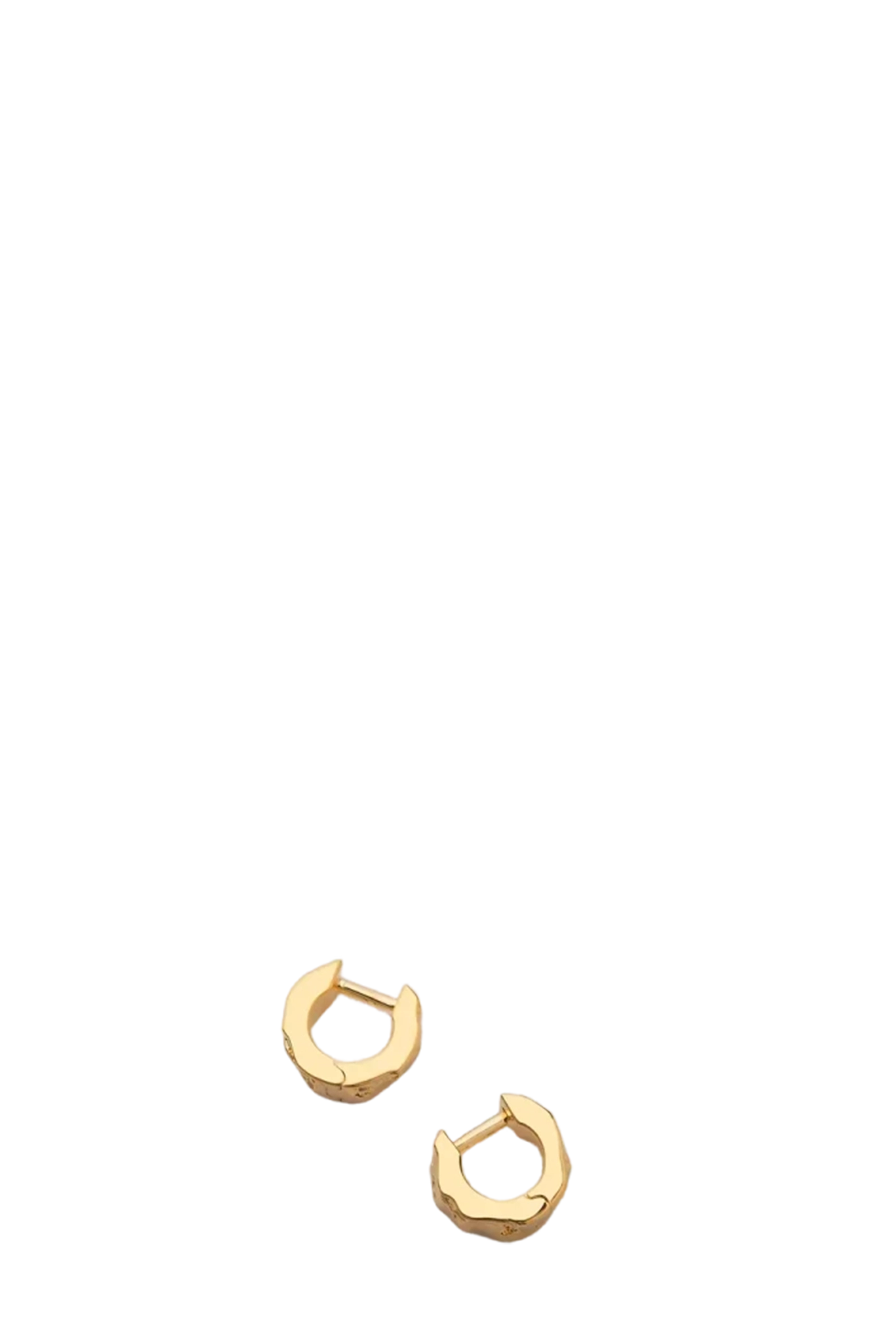 Gold Broken Edge Wave Hoop