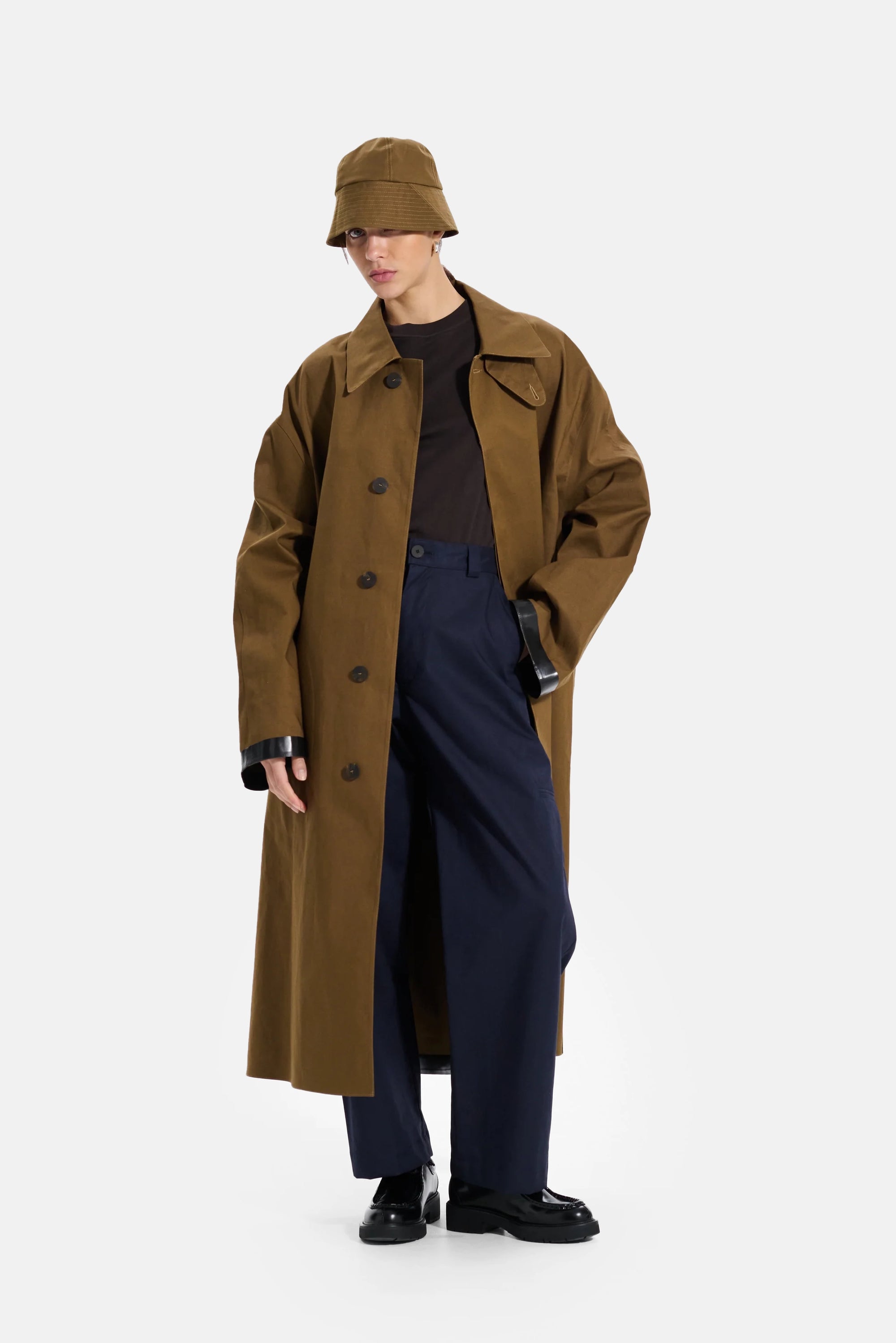 Peat Ettrick Rubberised Long Coat