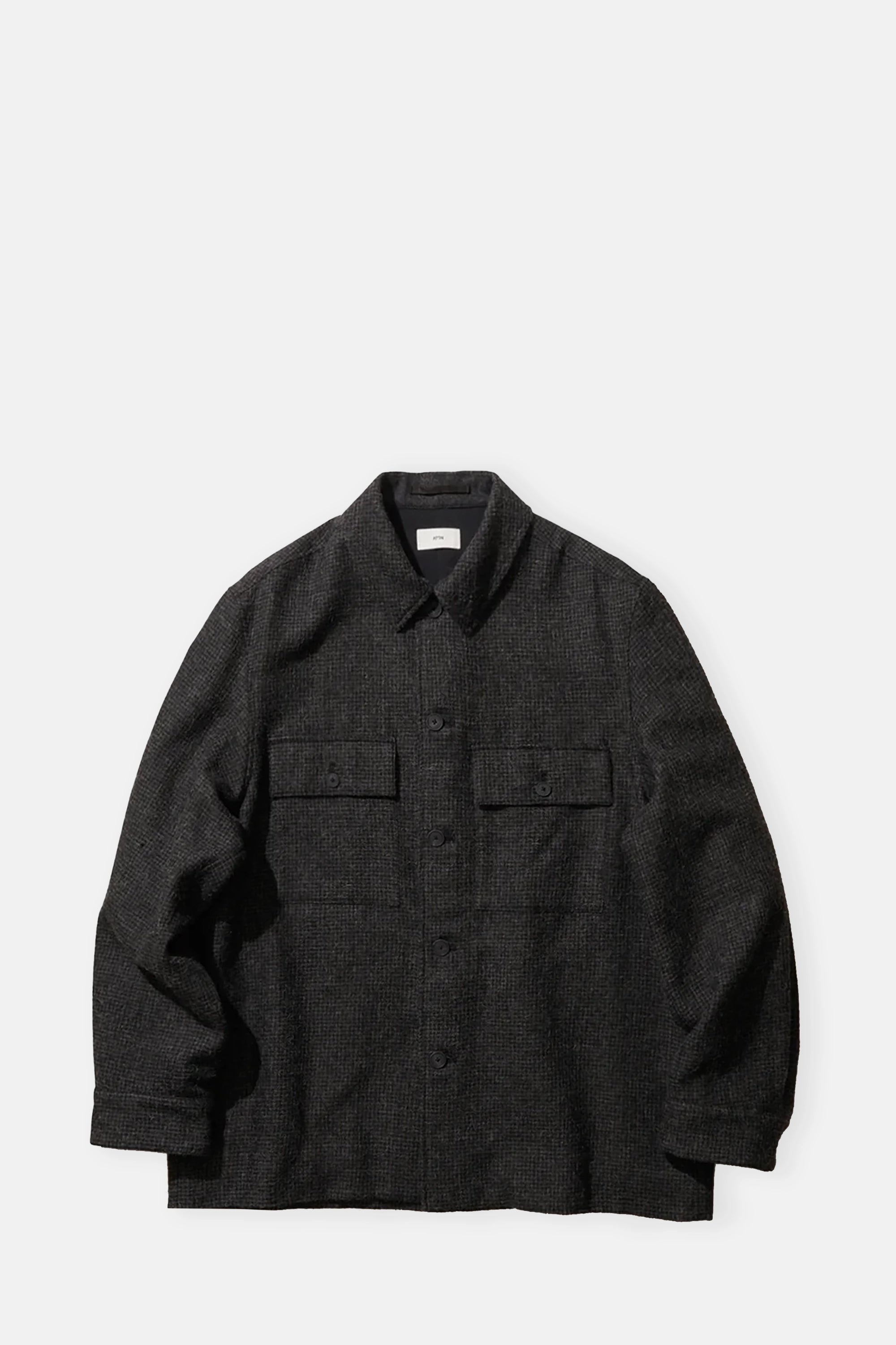 Charcoal Alpaca Cpo Jacket