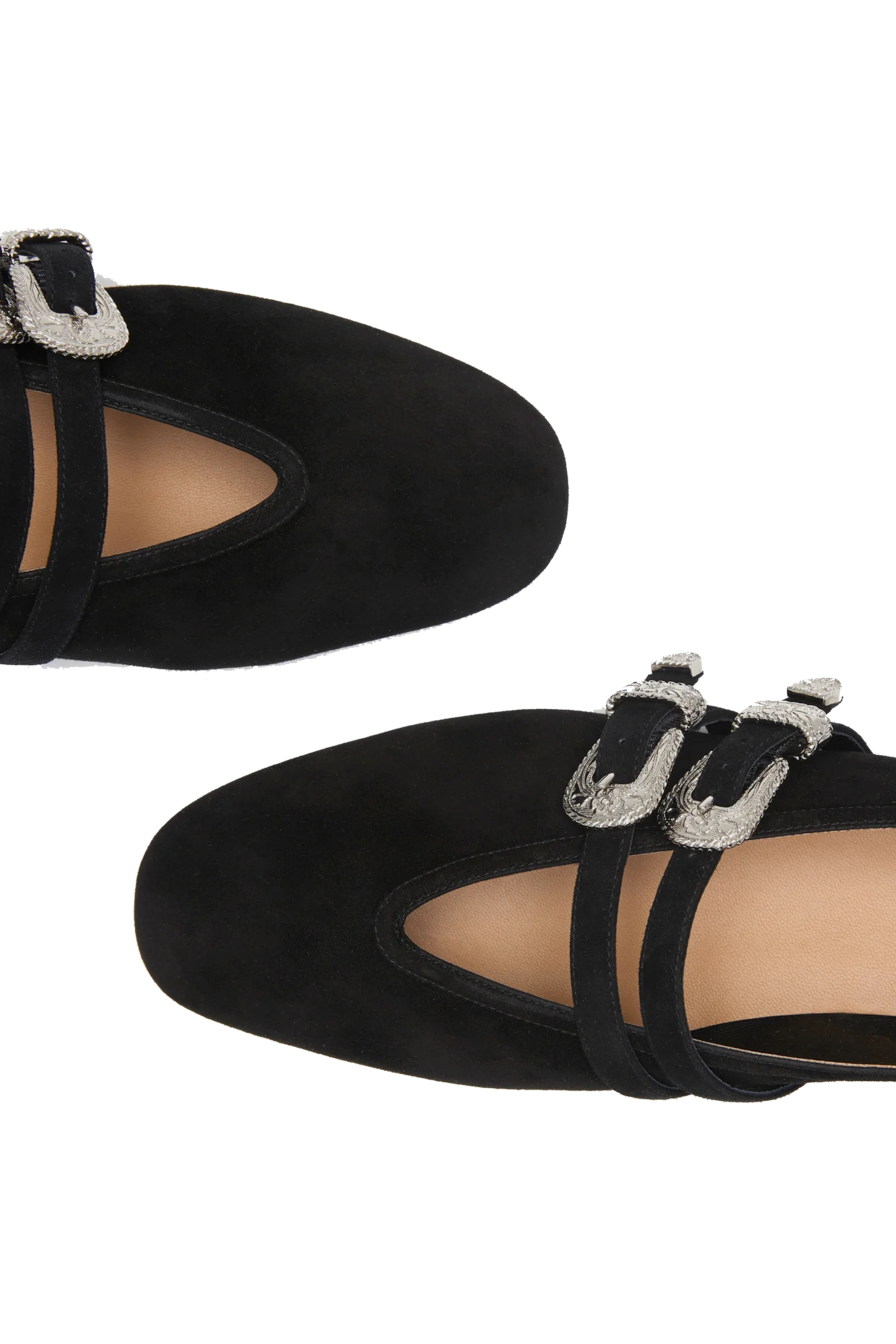 Black Ballet Claudia Western Buckle