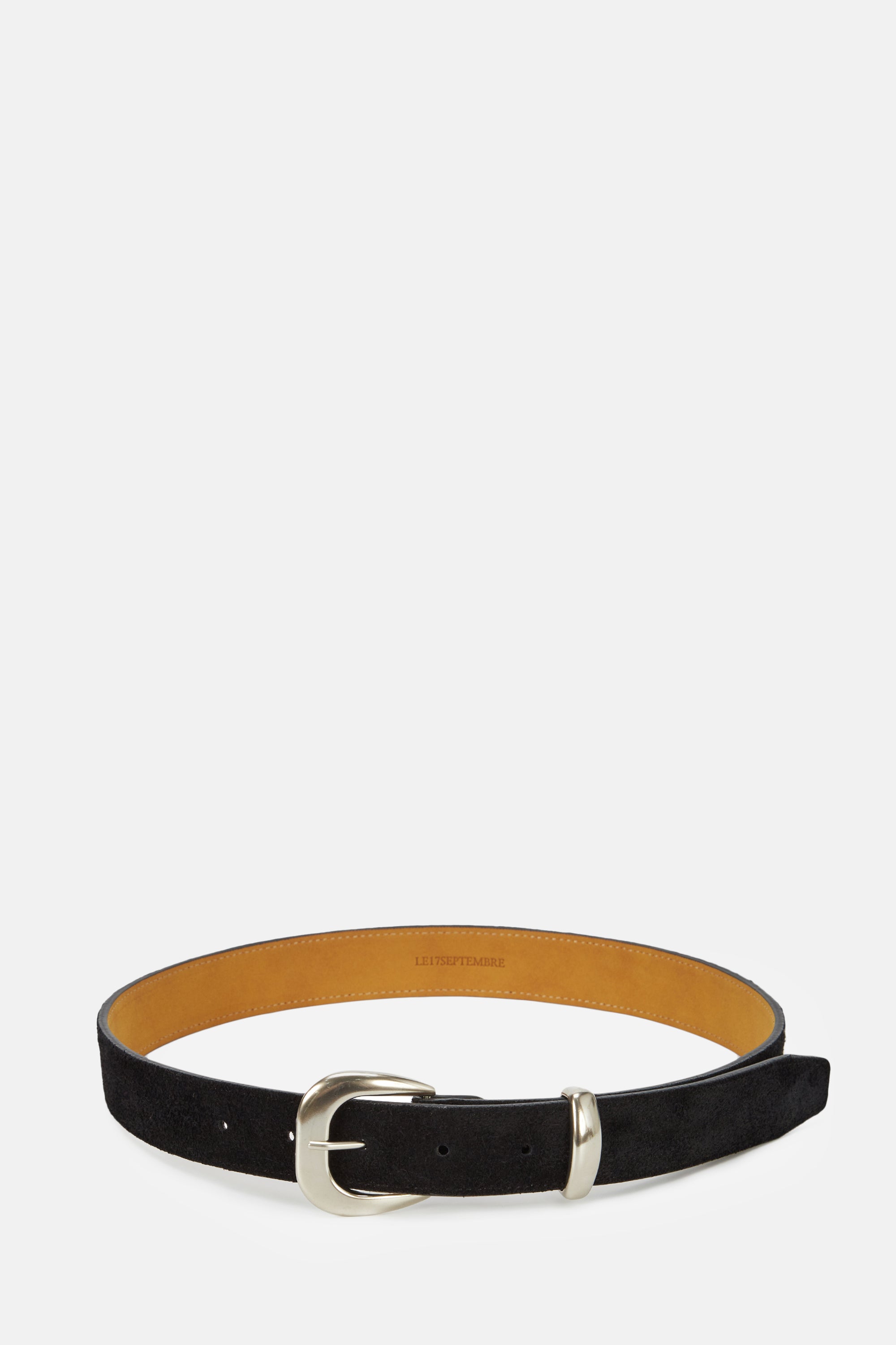 Black Western Suede Belt