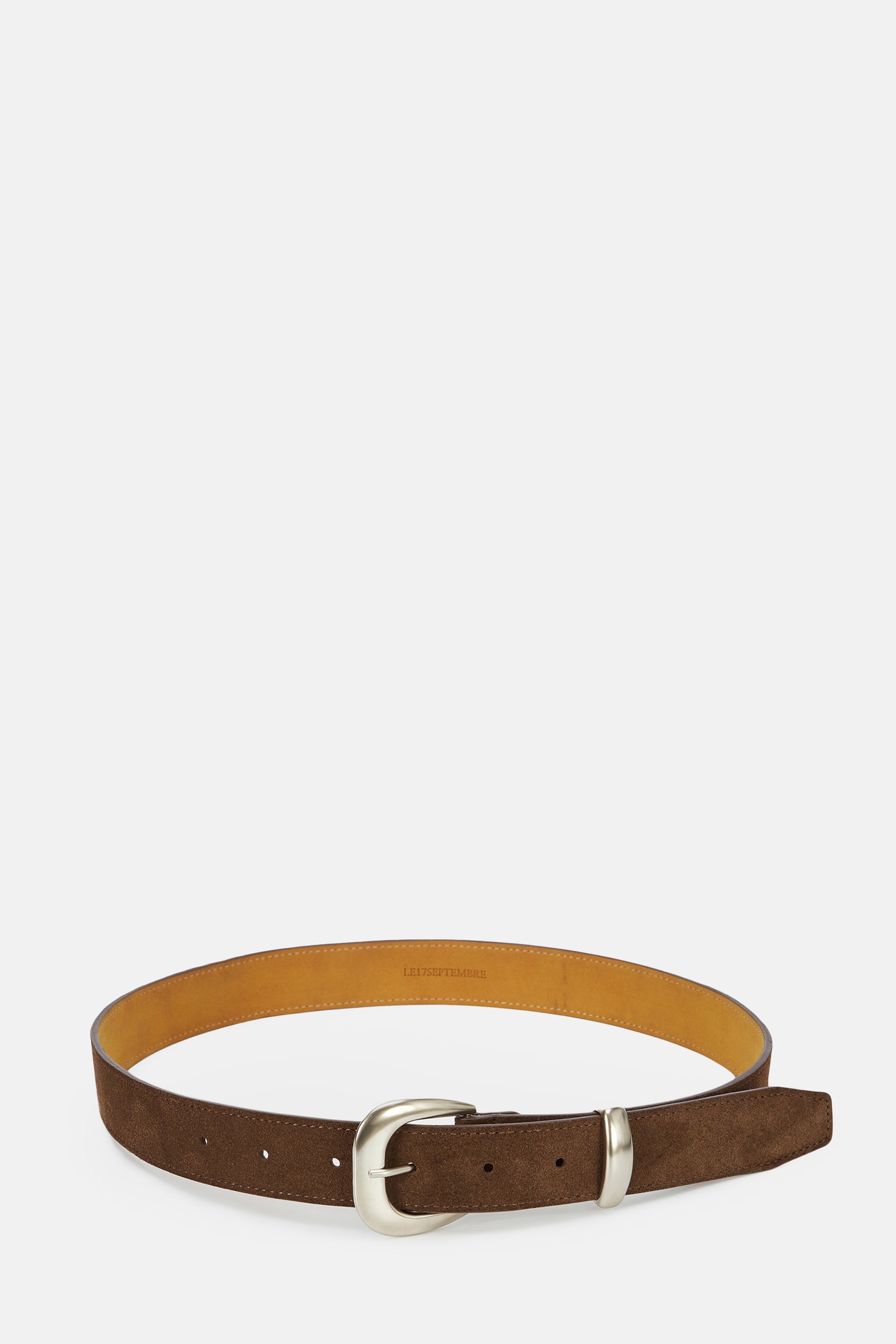 Brown Western Suede Belt